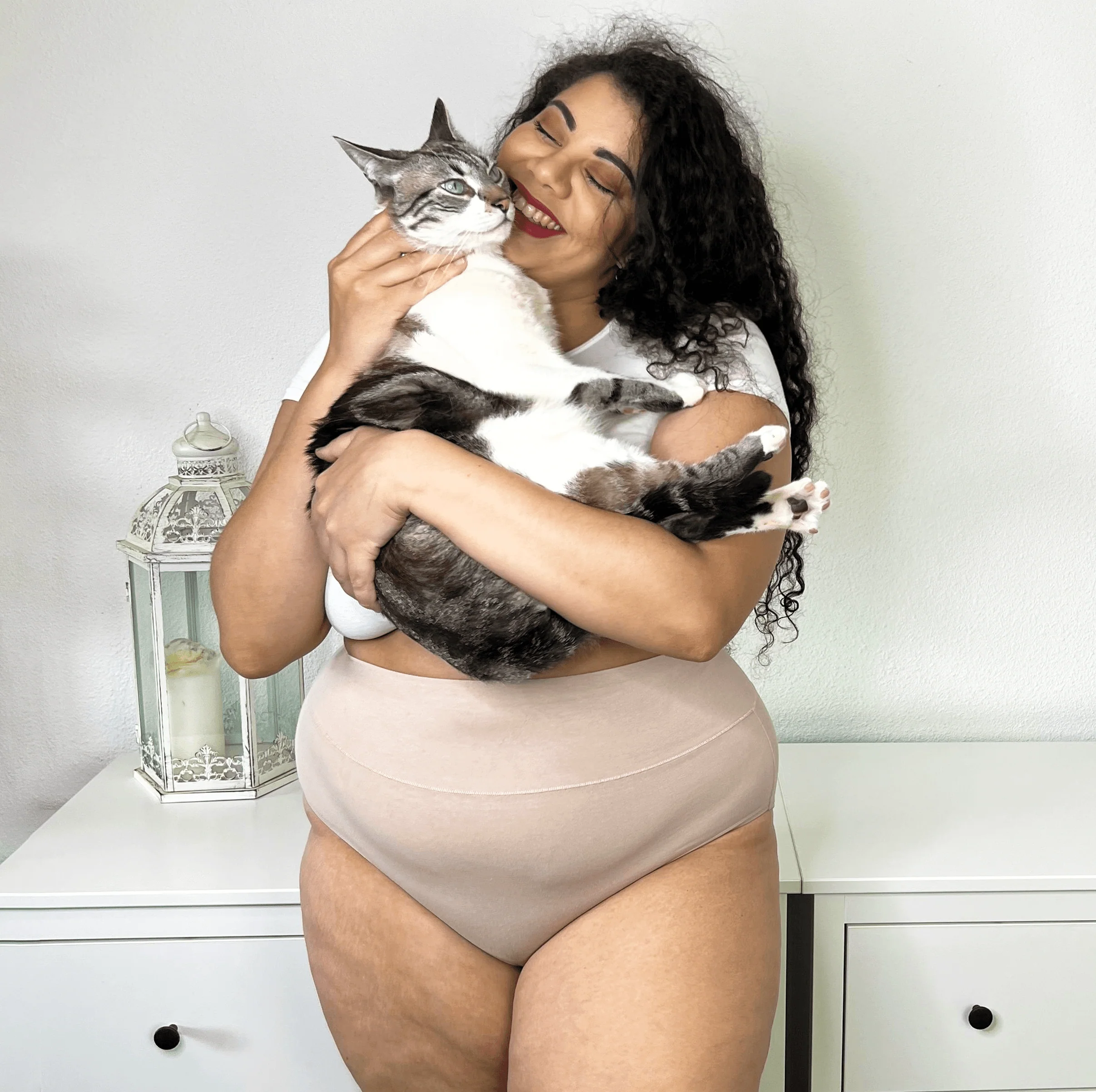 Organic Cotton Full Brief Knickers - Milk Bottle - Image 2