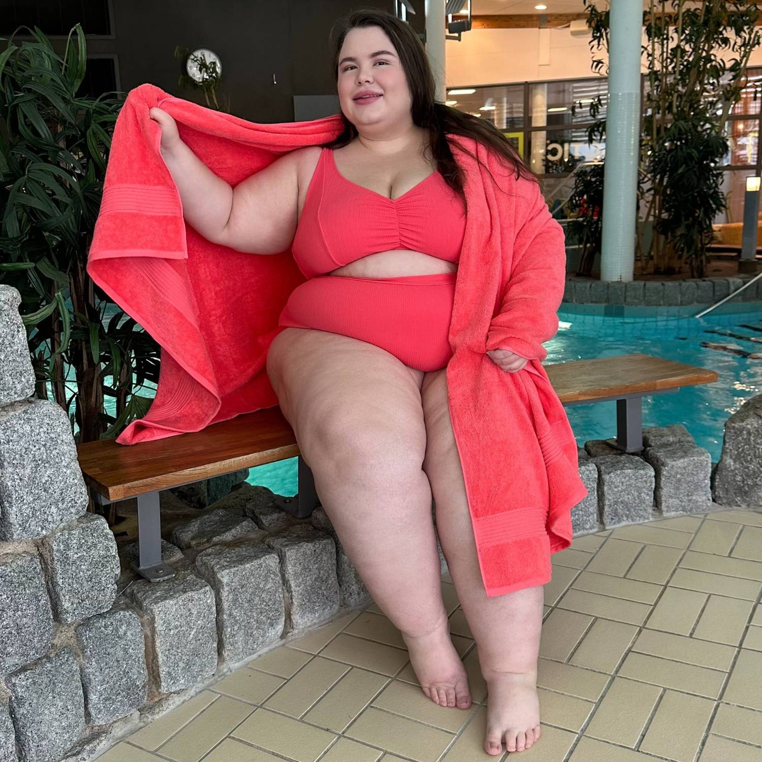 Hasta La Vista Bikini Bottoms - Coral - Image 9