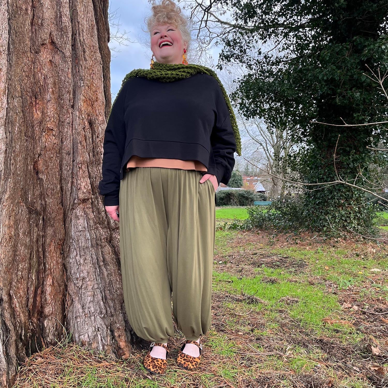 Claudette Trousers - Olive - Image 4