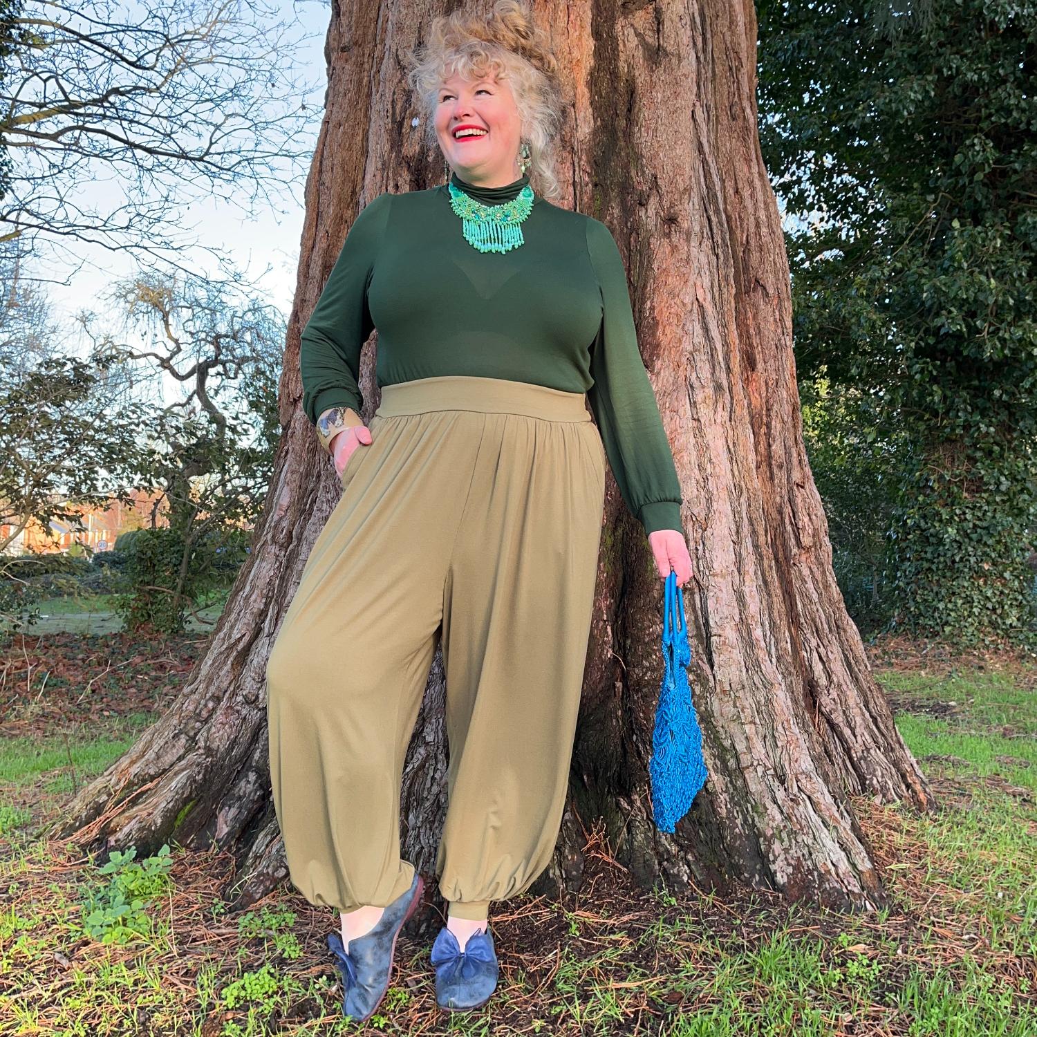 Claudette Trousers - Olive - Image 5