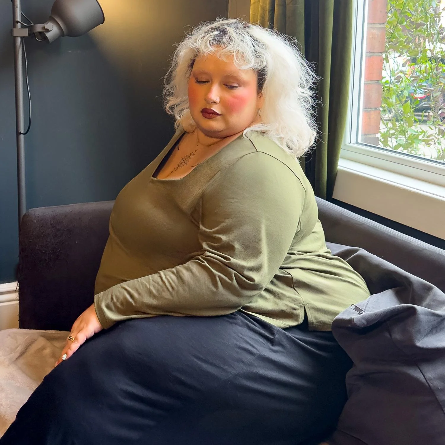 The Marsha Top - Olive - Image 10