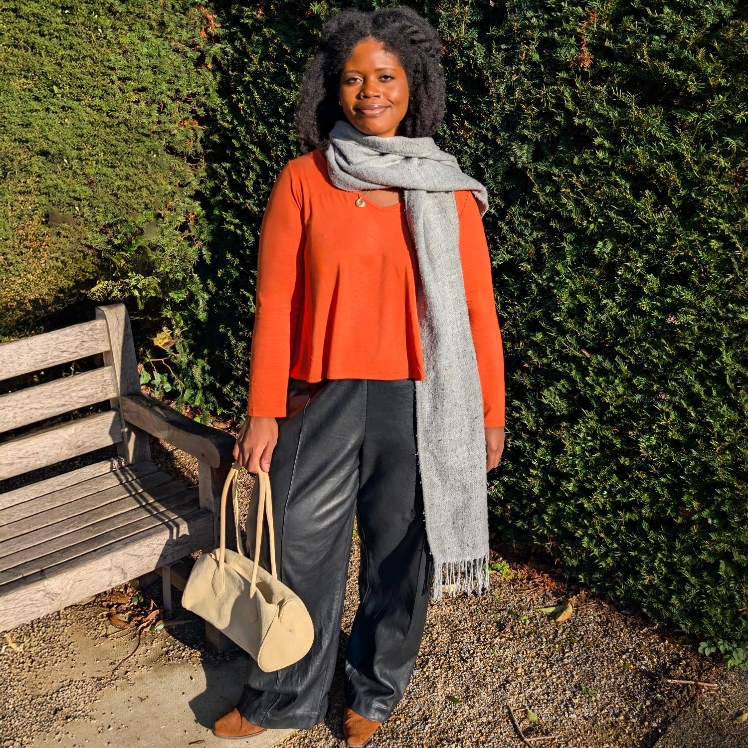 The Marsha Top - Orange - Image 2