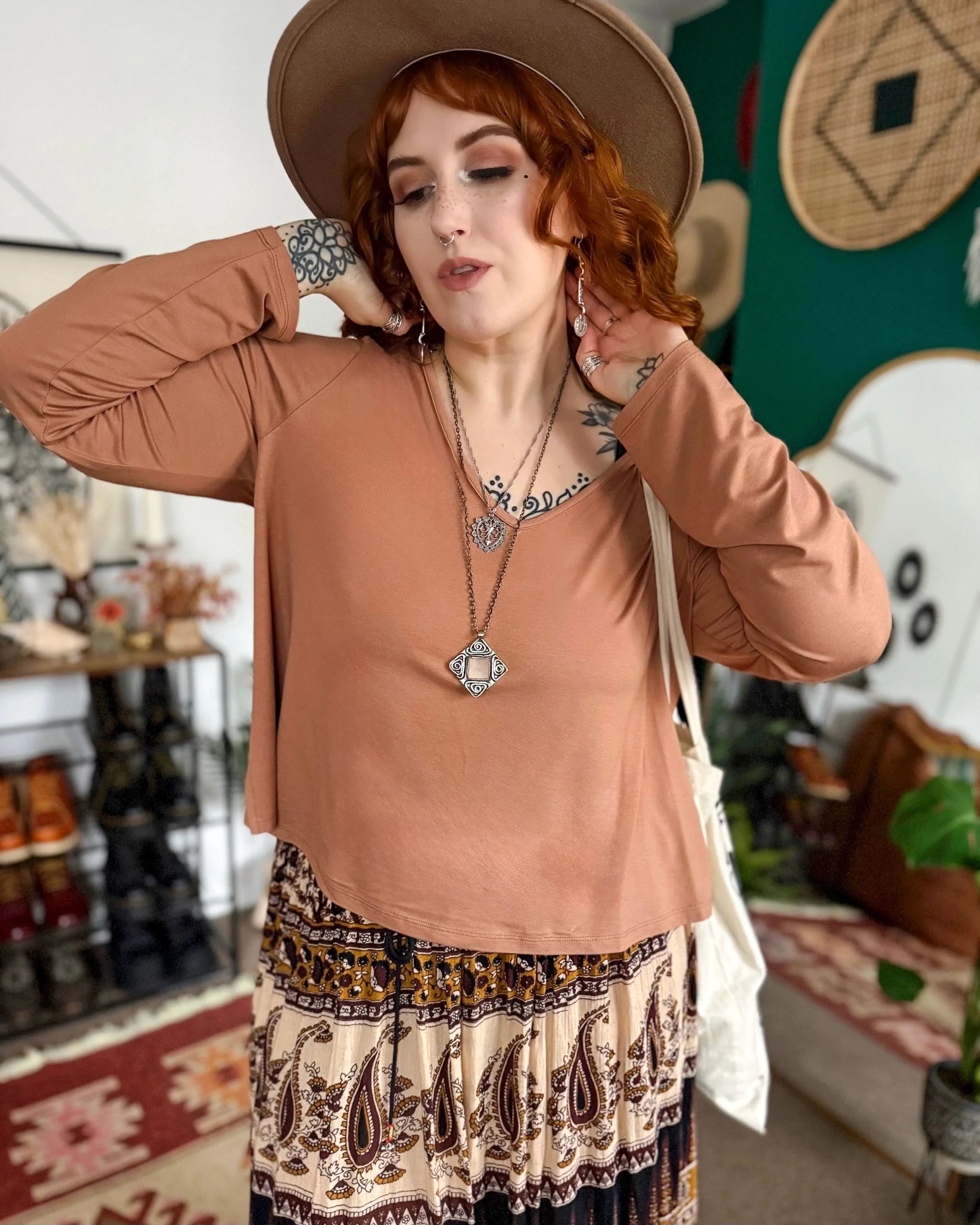 The Marsha Top - Tan - Image 8