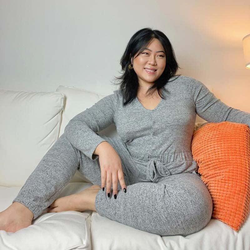 Jumpsuit - Grey Marl - Image 2