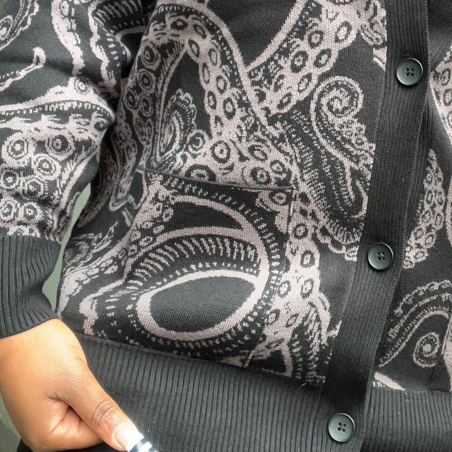 Cotton Rich Cardigan - Kraken's Embrace - Image 10