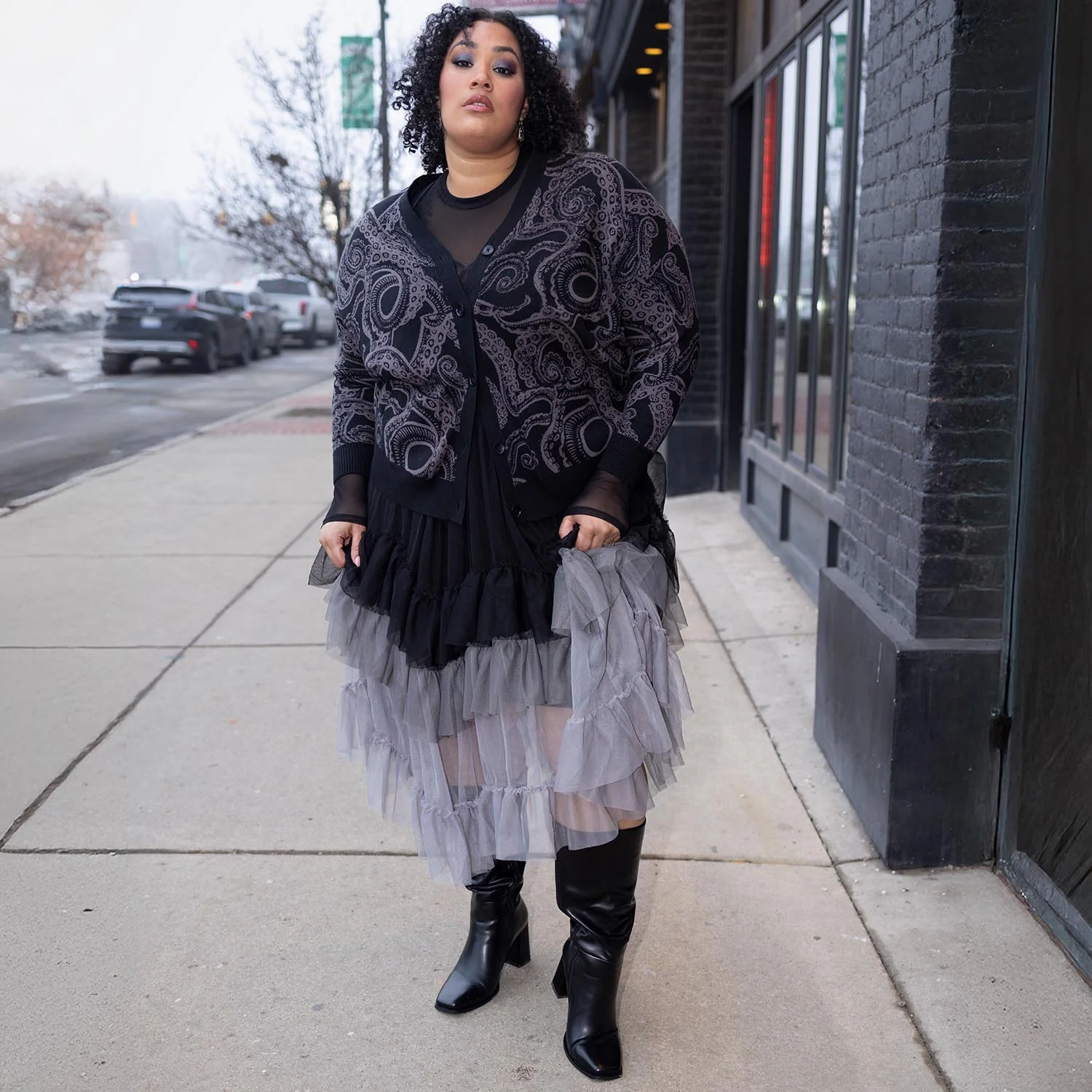 Cotton Rich Cardigan - Kraken's Embrace - Image 6