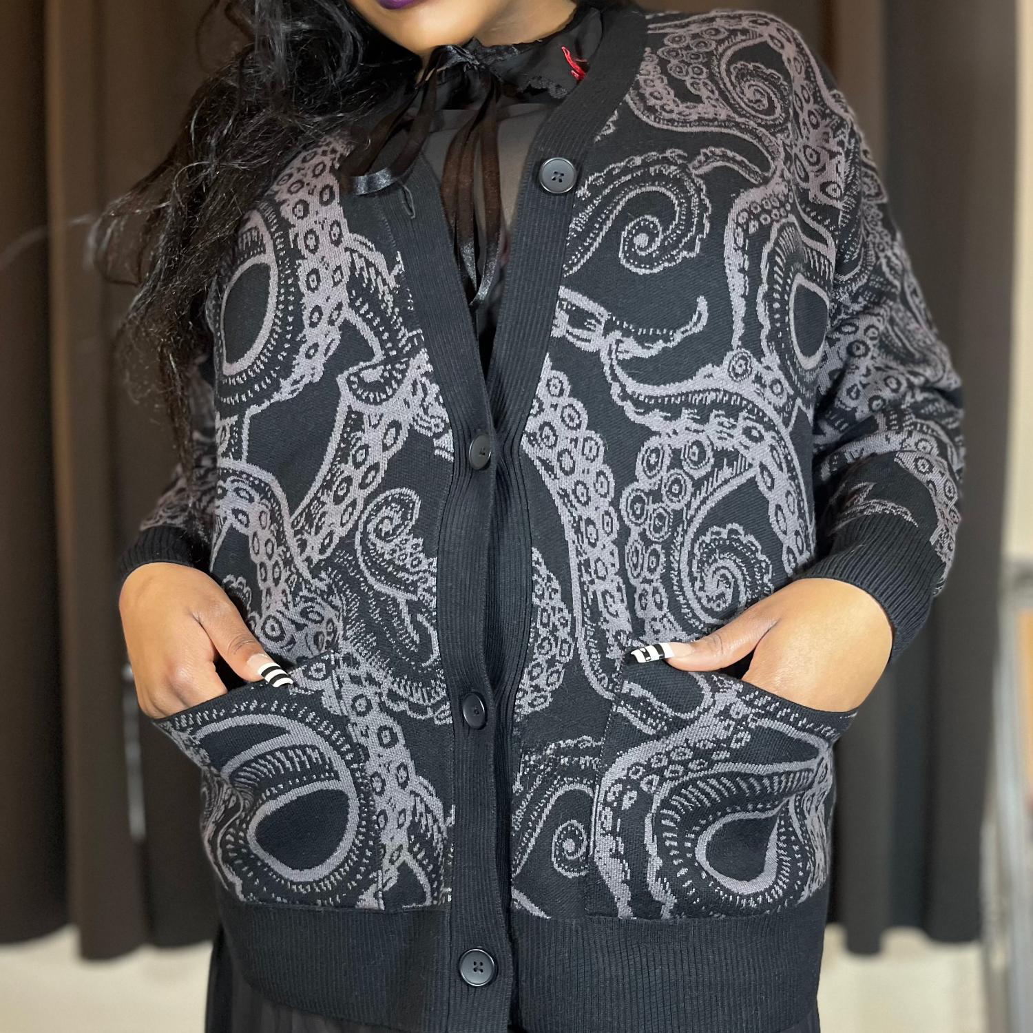 Cotton Rich Cardigan - Kraken's Embrace - Image 8
