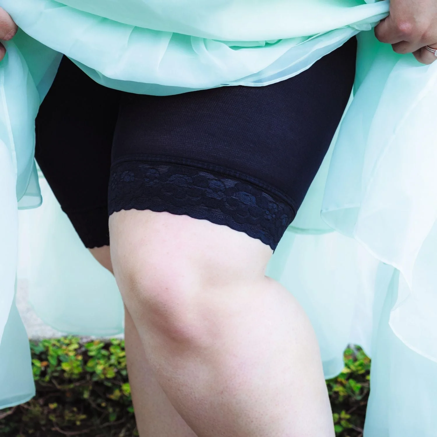 Lace Stay Cool Chub Rub Shorts - Black - Image 9