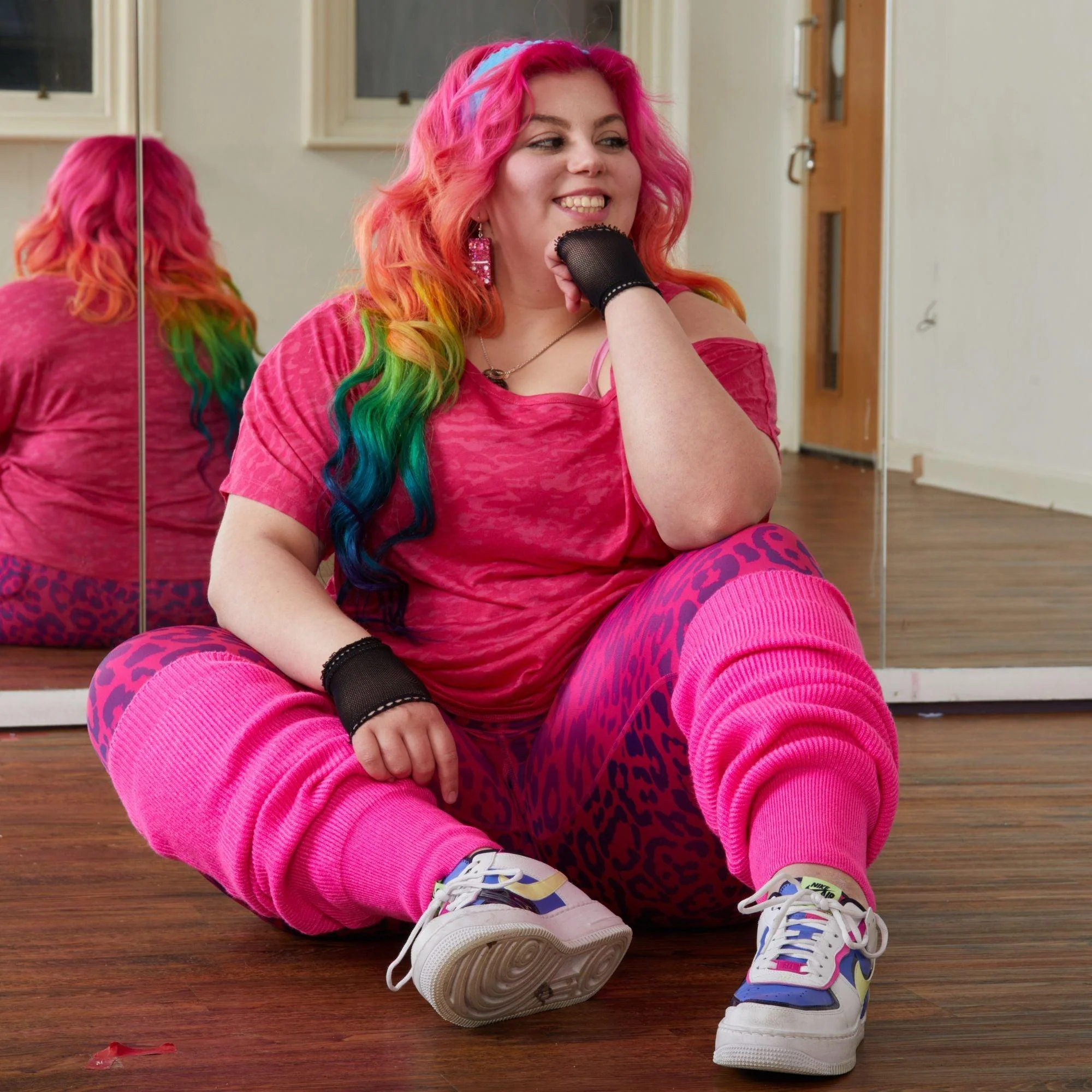 Leg Warmers - Neon Pink - Image 11