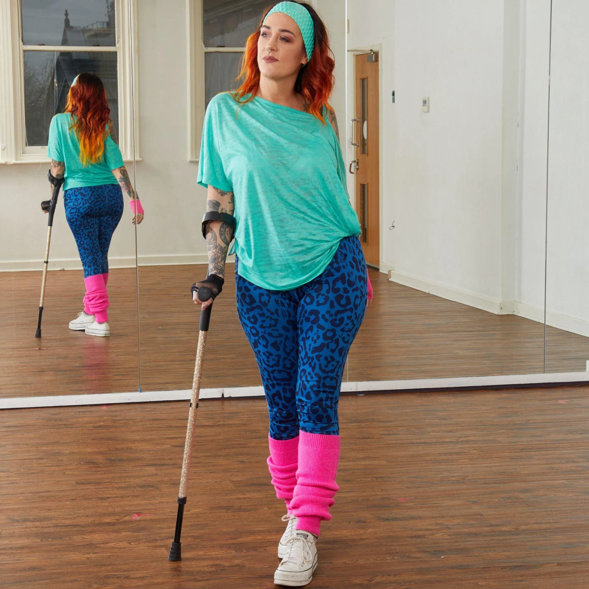 Leg Warmers - Neon Pink - Image 5