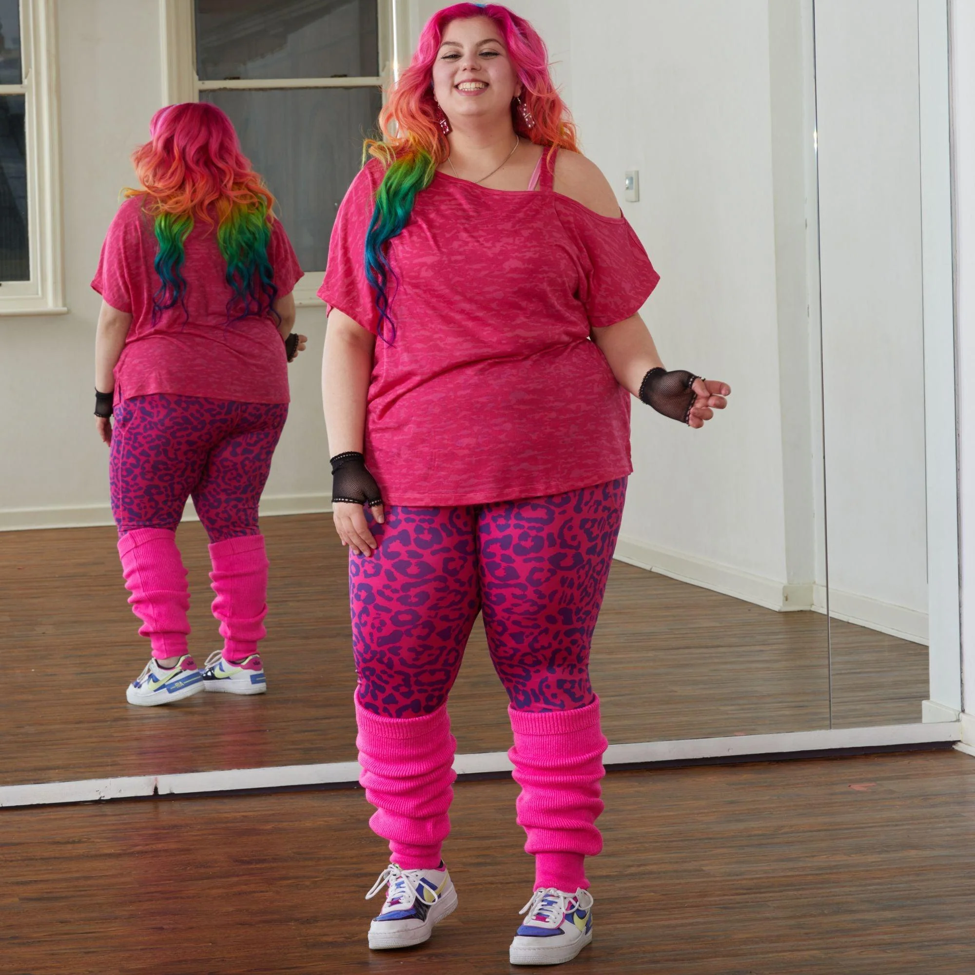 Leg Warmers - Neon Pink - Image 8