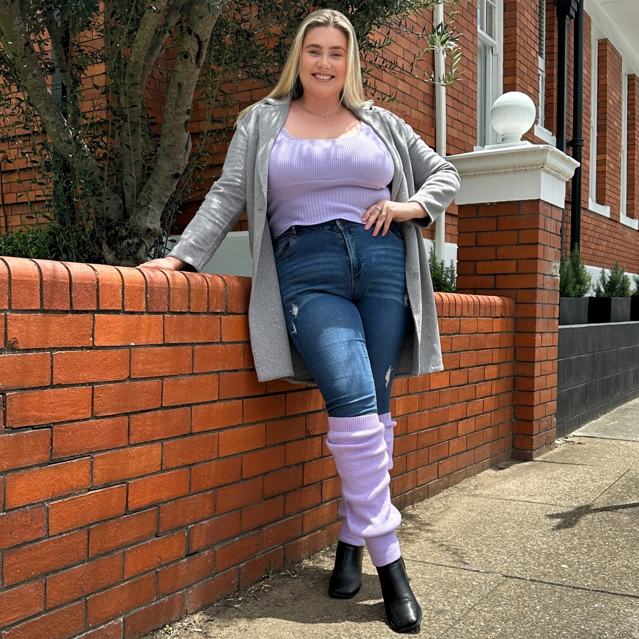 Leg Warmers - Periwinkle - Image 6