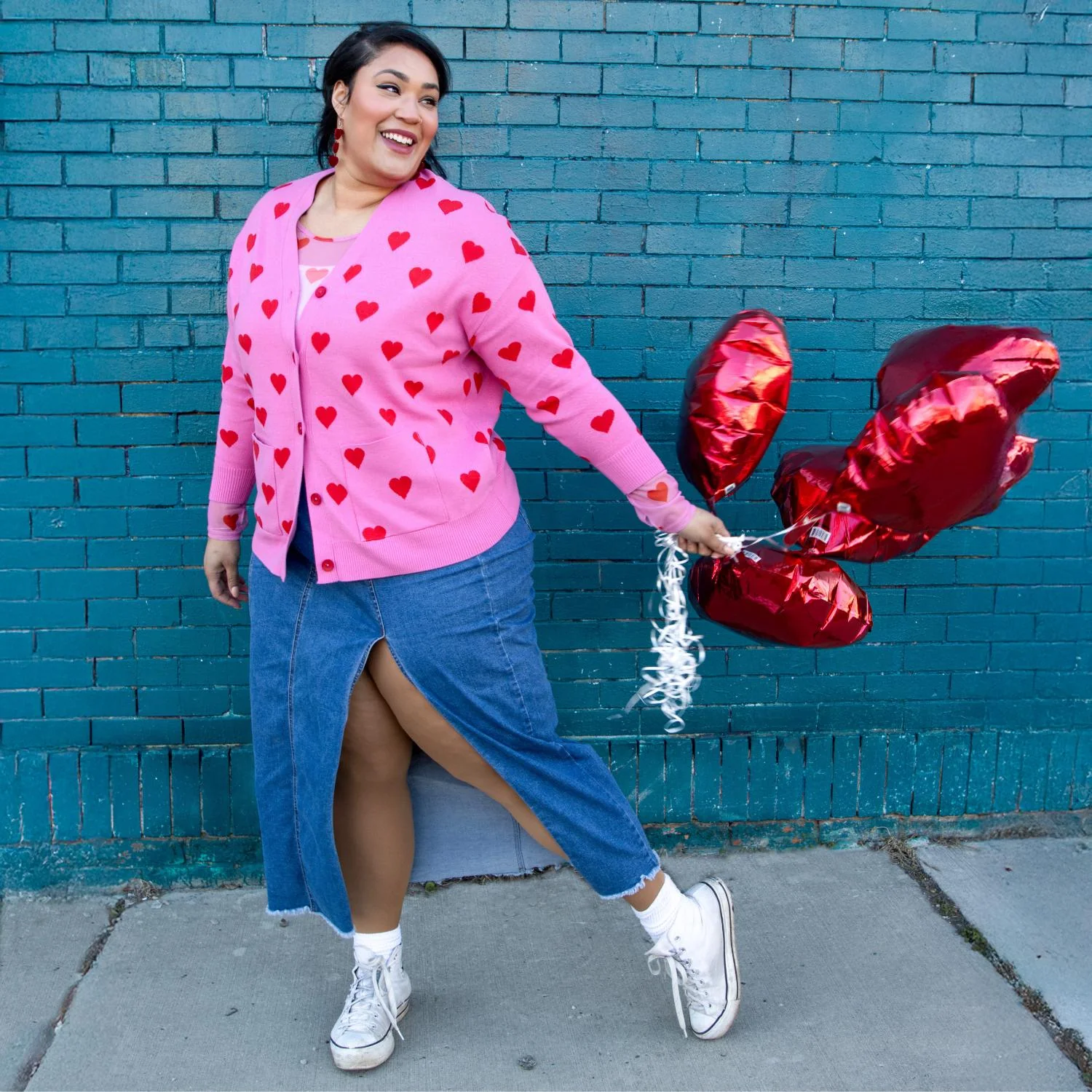 Cotton Rich Cardigan - Love Me - Image 6