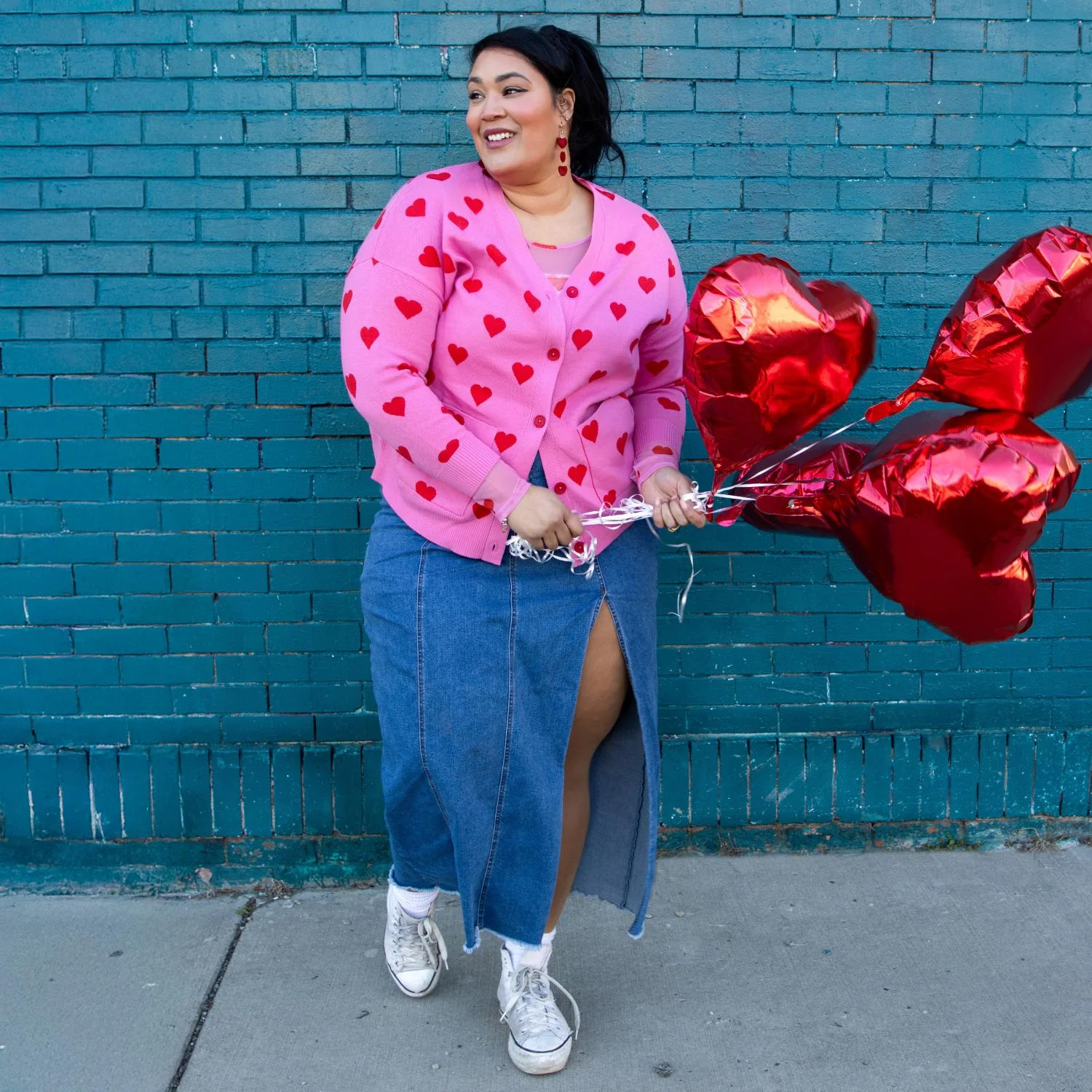 Cotton Rich Cardigan - Love Me - Image 8
