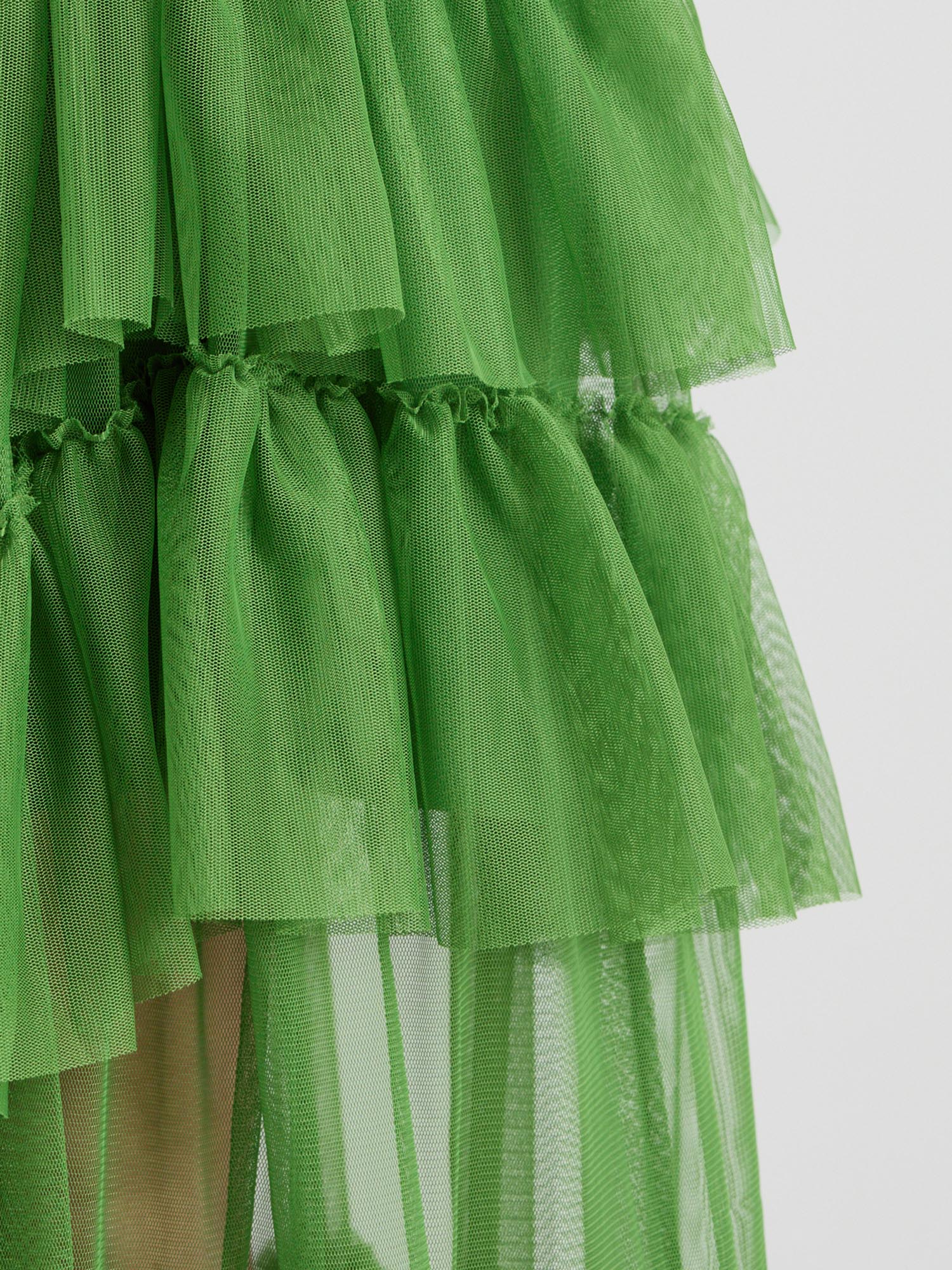 Maxi Tee Mesh Dress - Forest - Image 14
