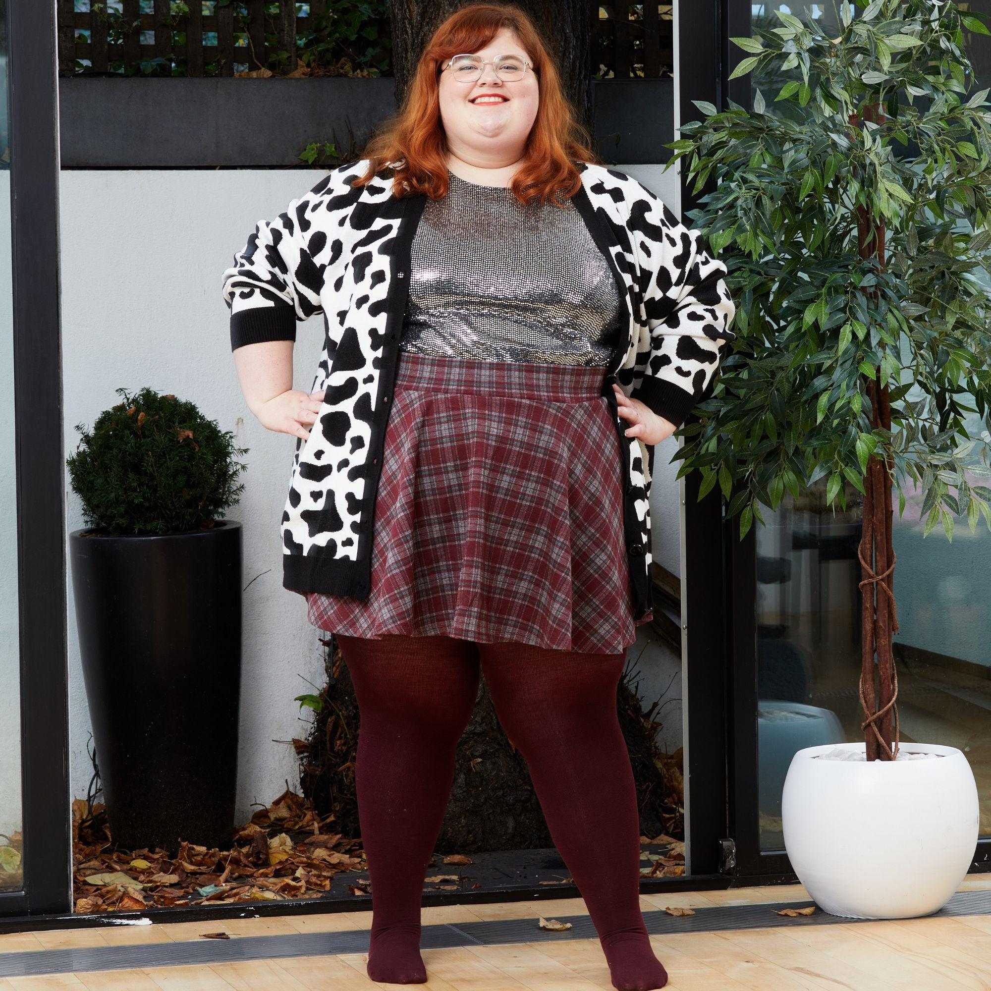 Merino Wool Tights - Red Velvet Cake - Image 10