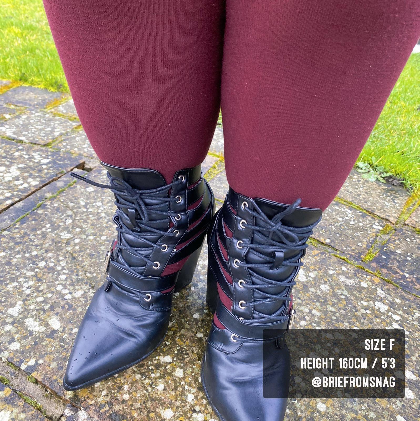 Merino Wool Tights - Red Velvet Cake - Image 16