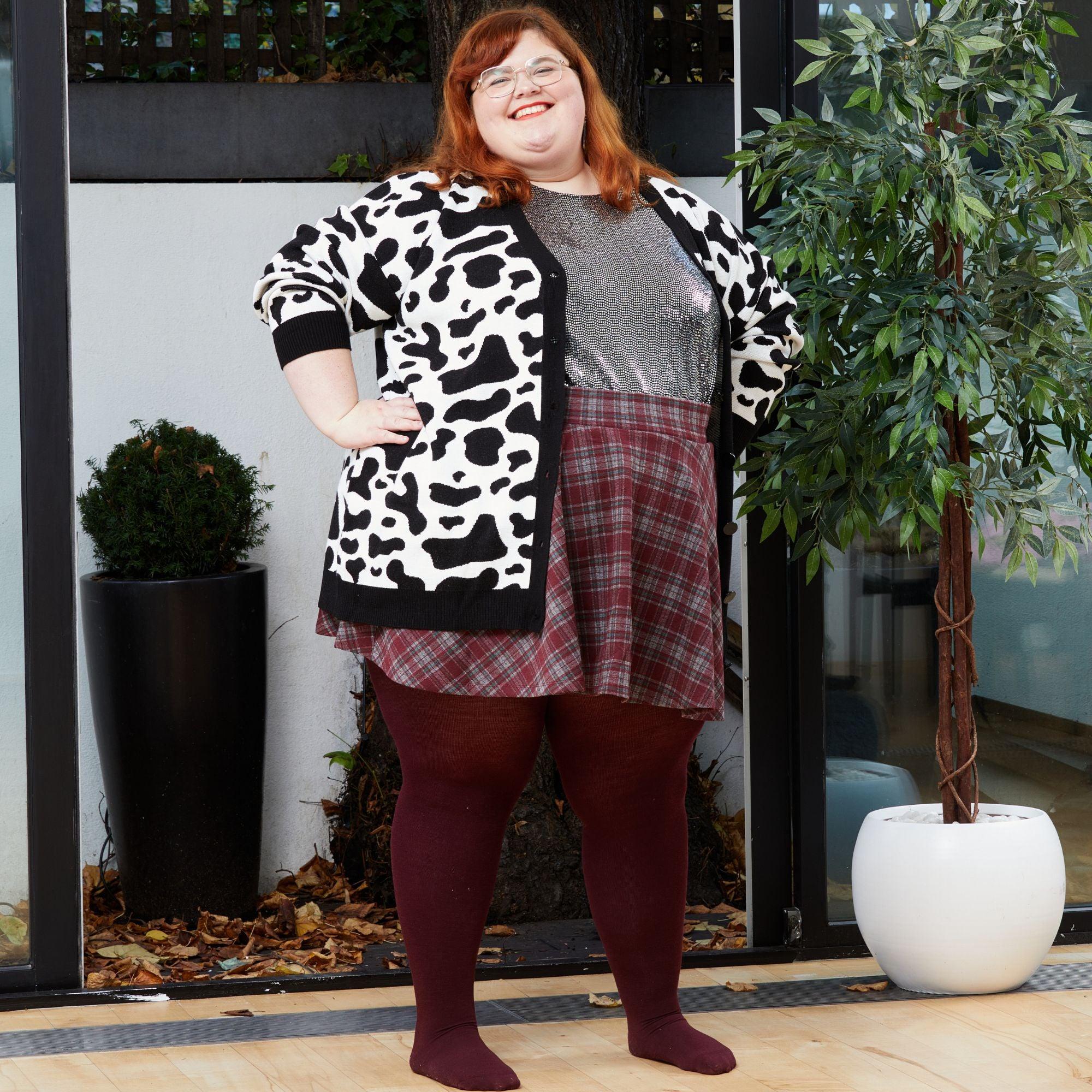 Merino Wool Tights - Red Velvet Cake - Image 4