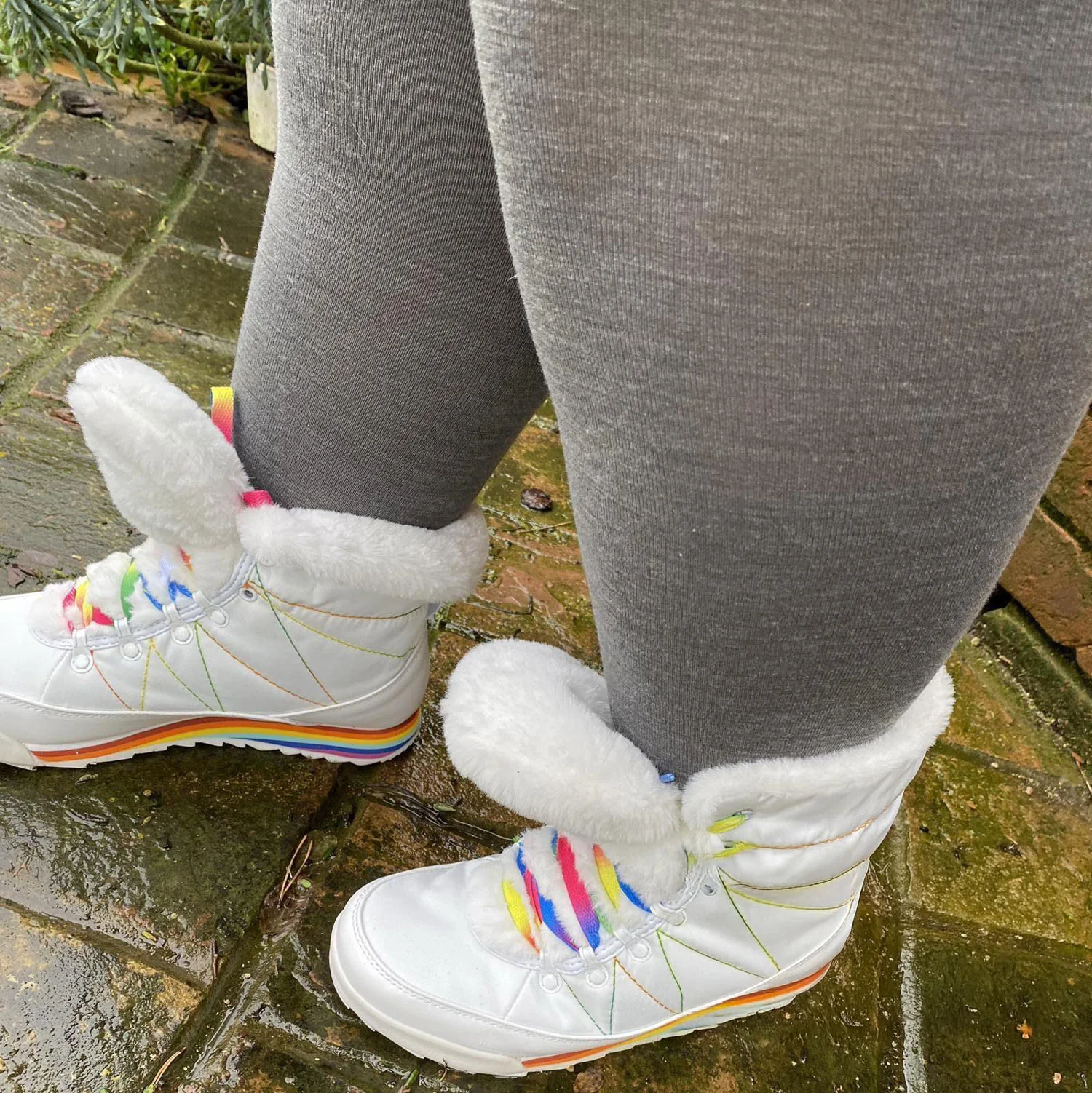 Merino Wool Tights - Silver Lining - Image 15