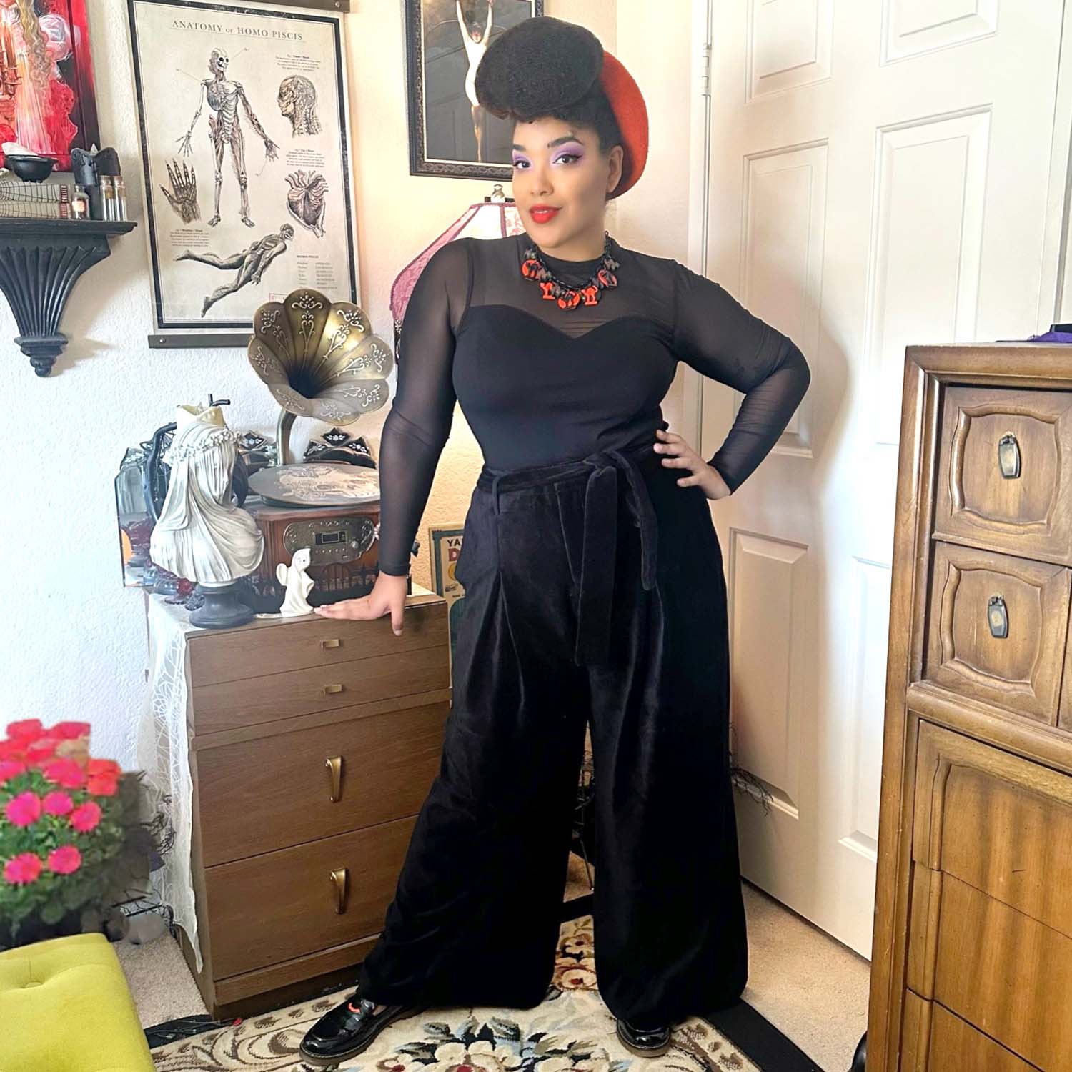 Mesh Sleeve Top - Florence - Image 2