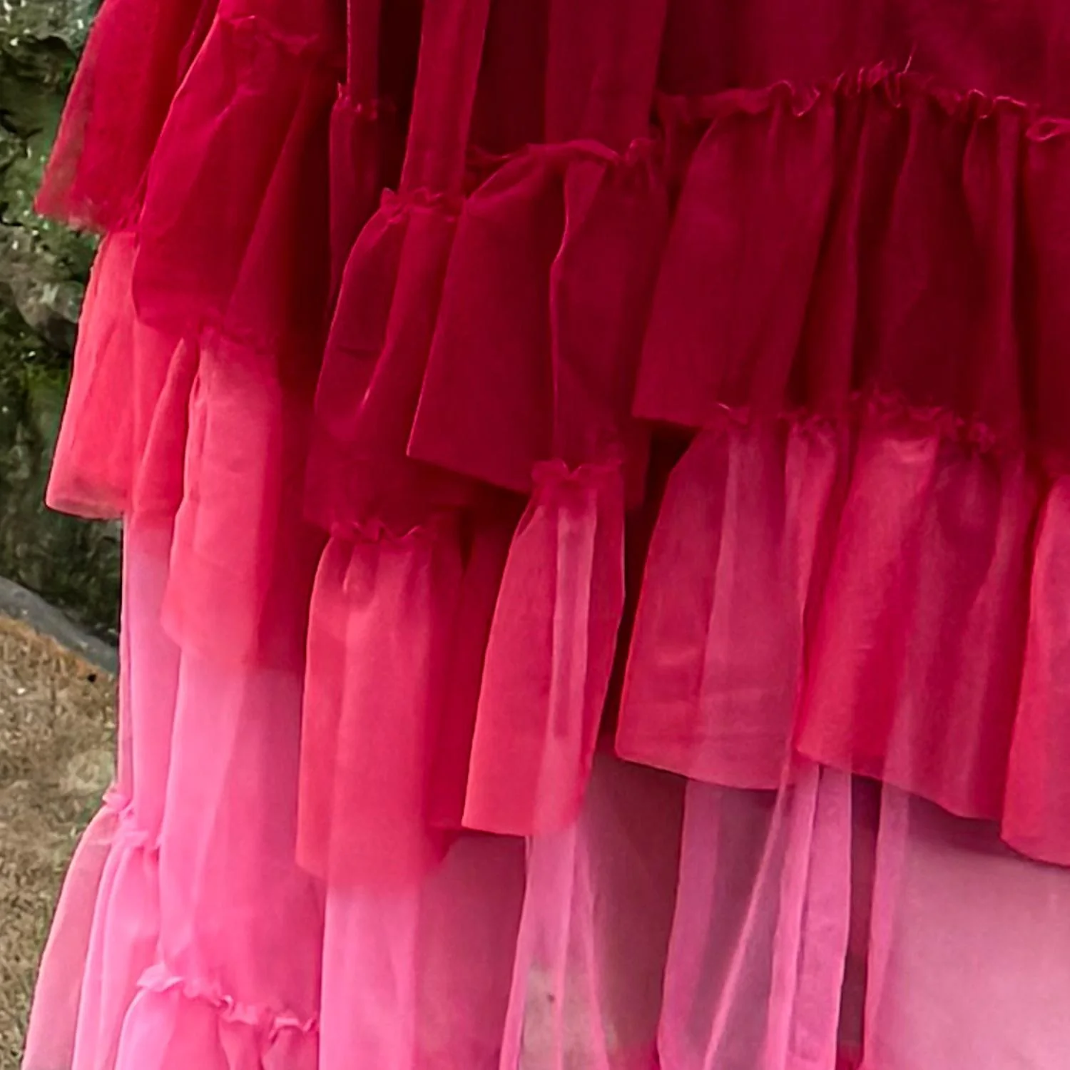 Mesh Maxi Skirt - Pirouette Ombre - Image 19