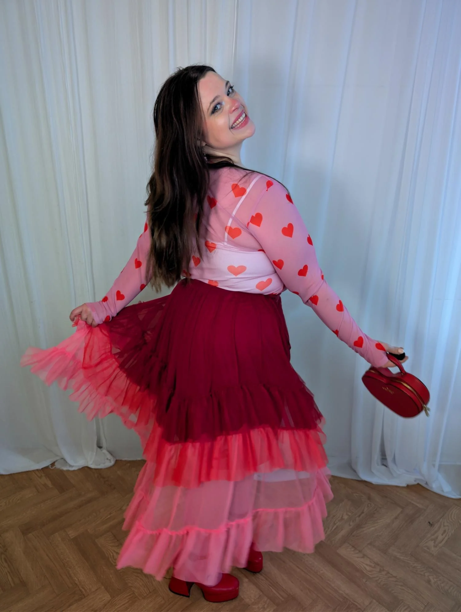 Mesh Maxi Skirt - Pirouette Ombre - Image 4