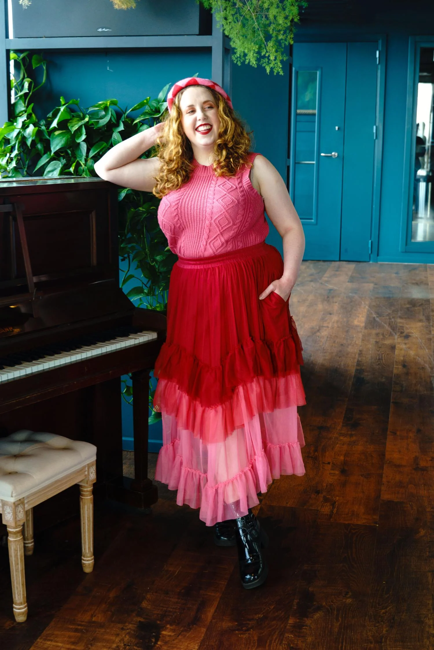 Mesh Maxi Skirt - Pirouette Ombre - Image 7