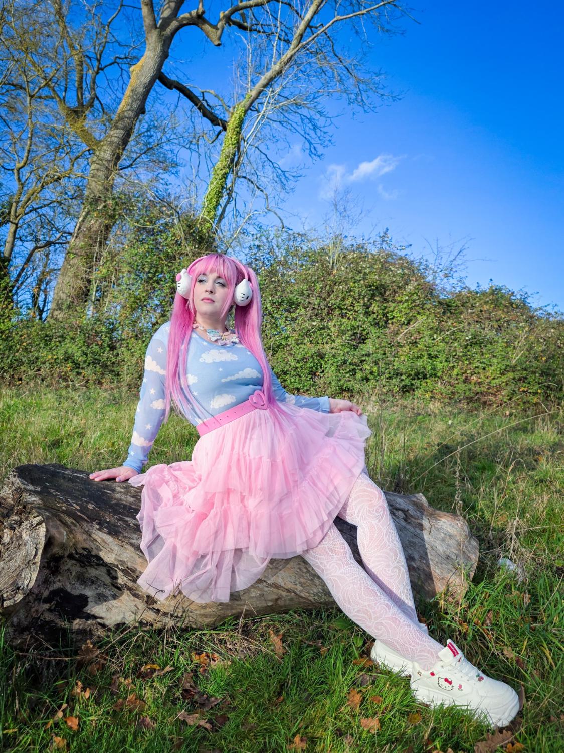 Mesh Skirt - Flushing Pink - Image 12