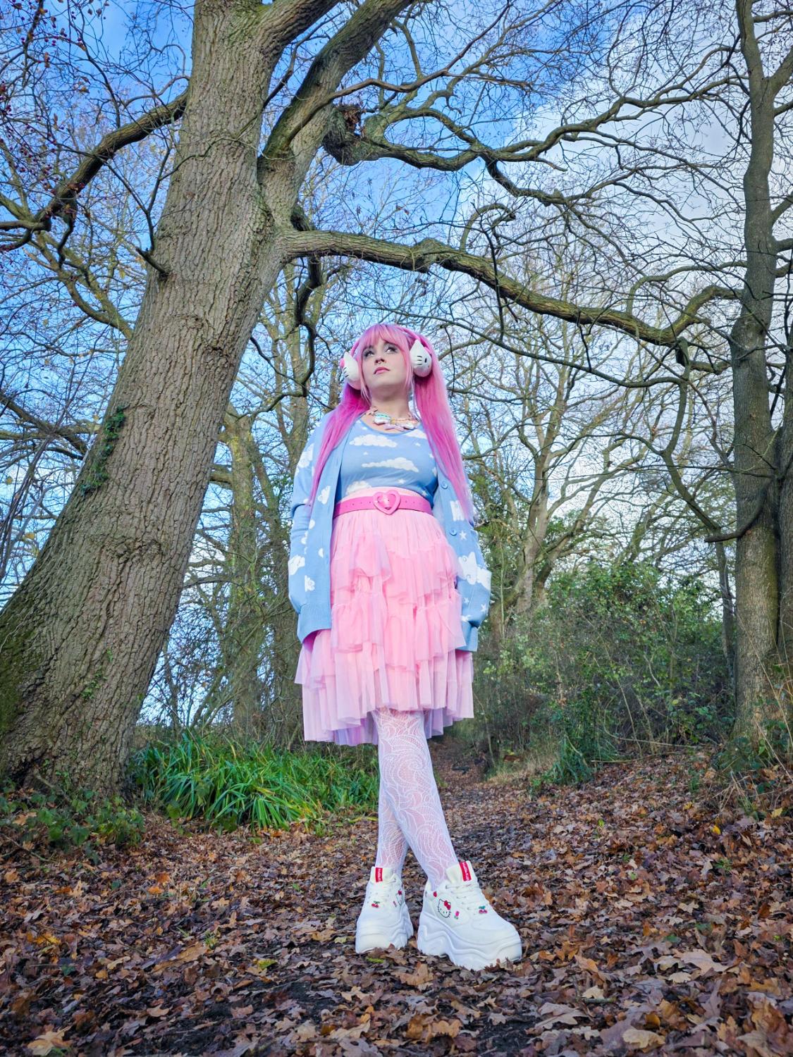Mesh Skirt - Flushing Pink - Image 13