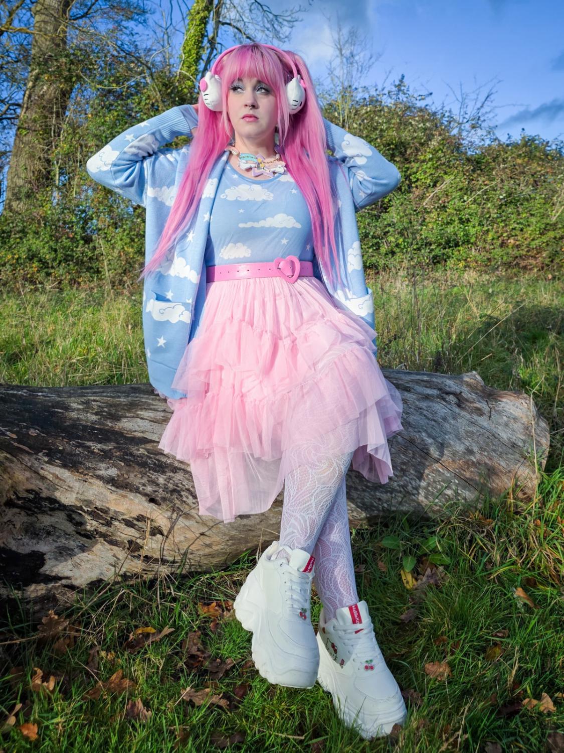 Mesh Skirt - Flushing Pink - Image 8