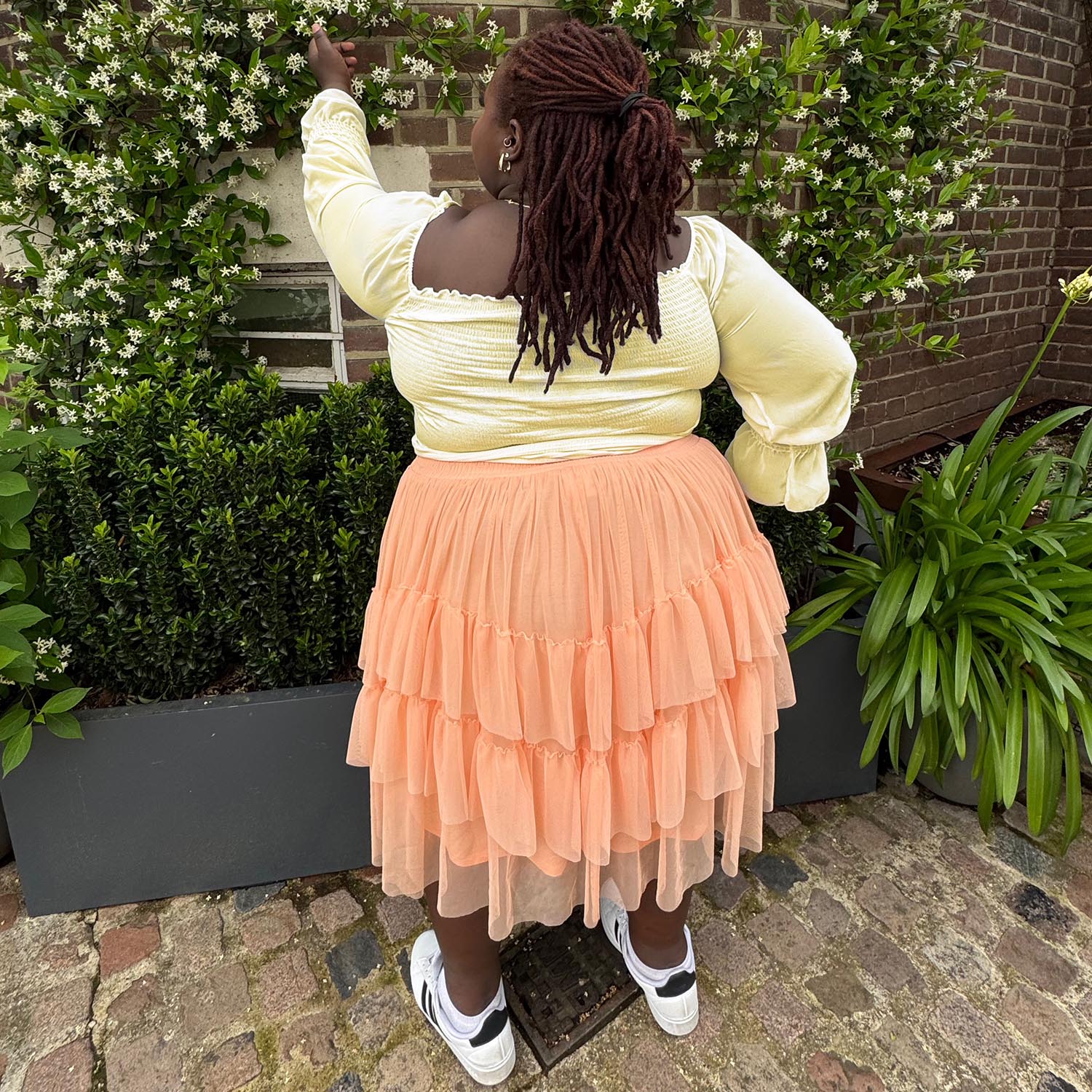 Mesh Skirt - Peach Mousse - Image 10