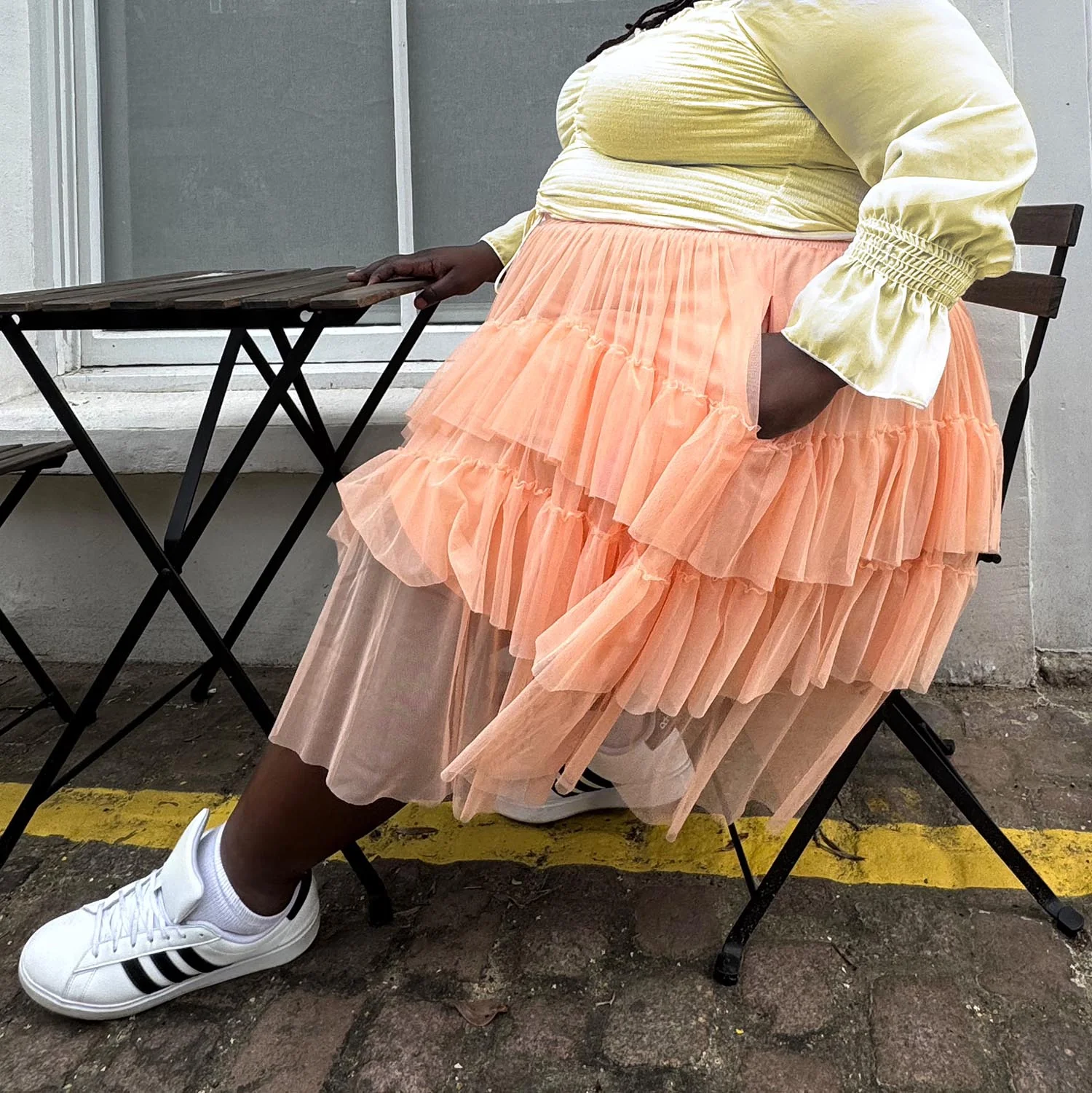 Mesh Skirt - Peach Mousse - Image 21
