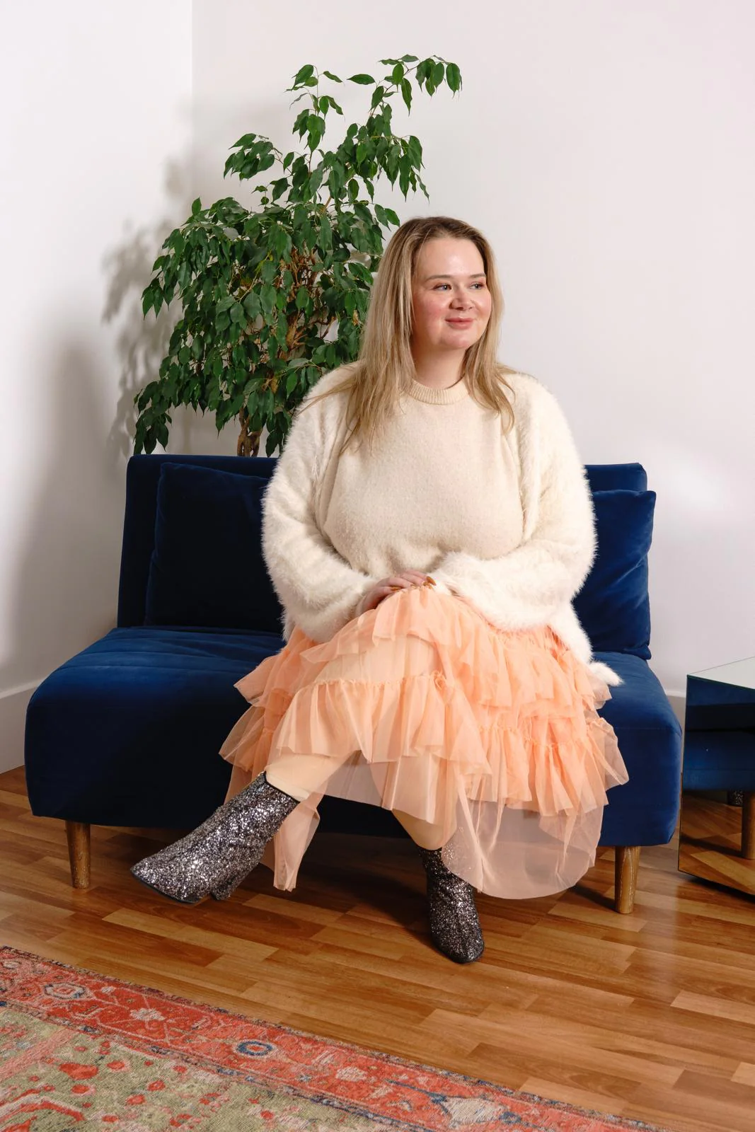 Mesh Skirt - Peach Mousse - Image 8
