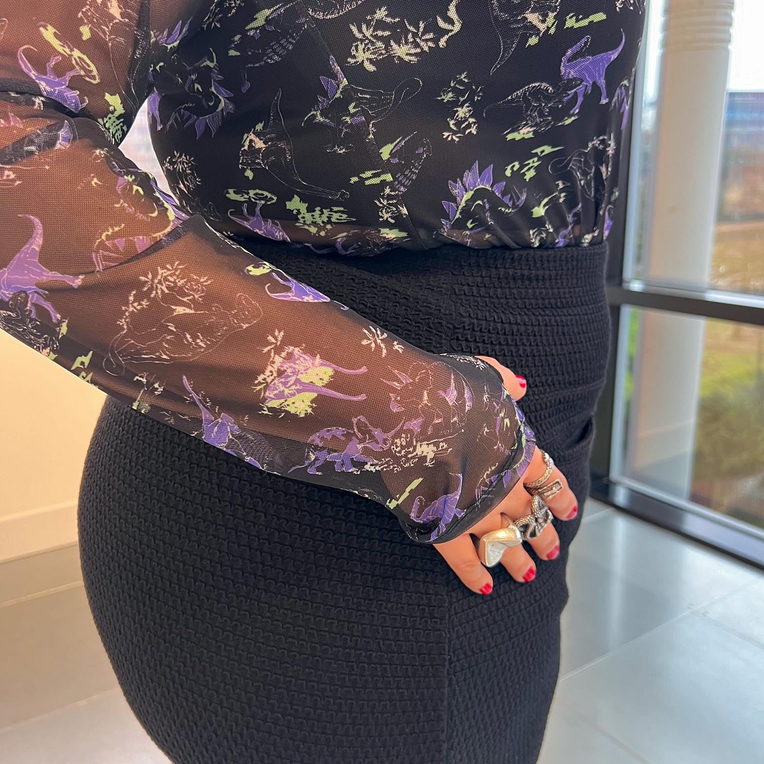 Mini Pencil Skirt - Archean - Image 8