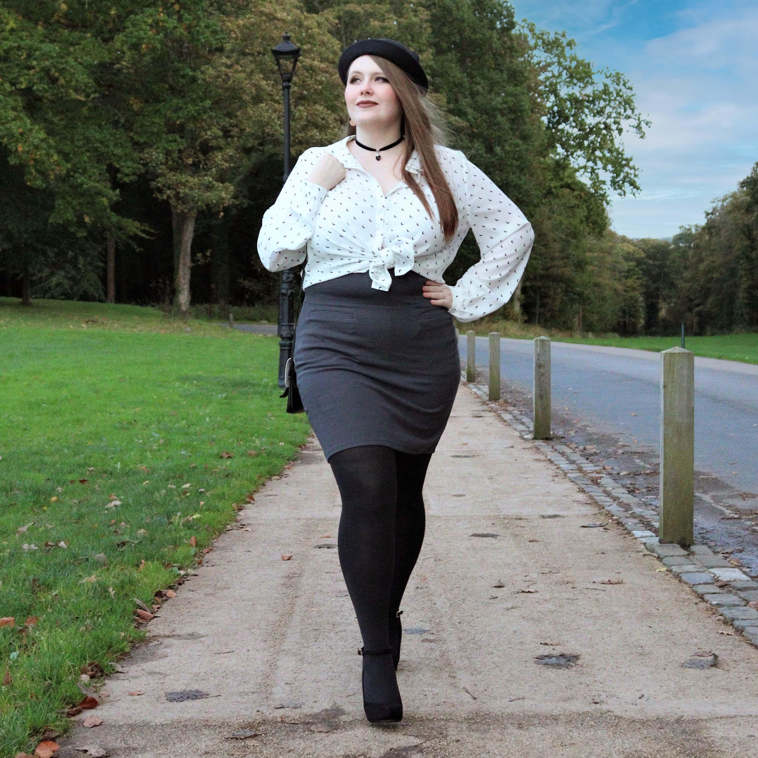 Mini Skirt - Slate Grey - Image 6