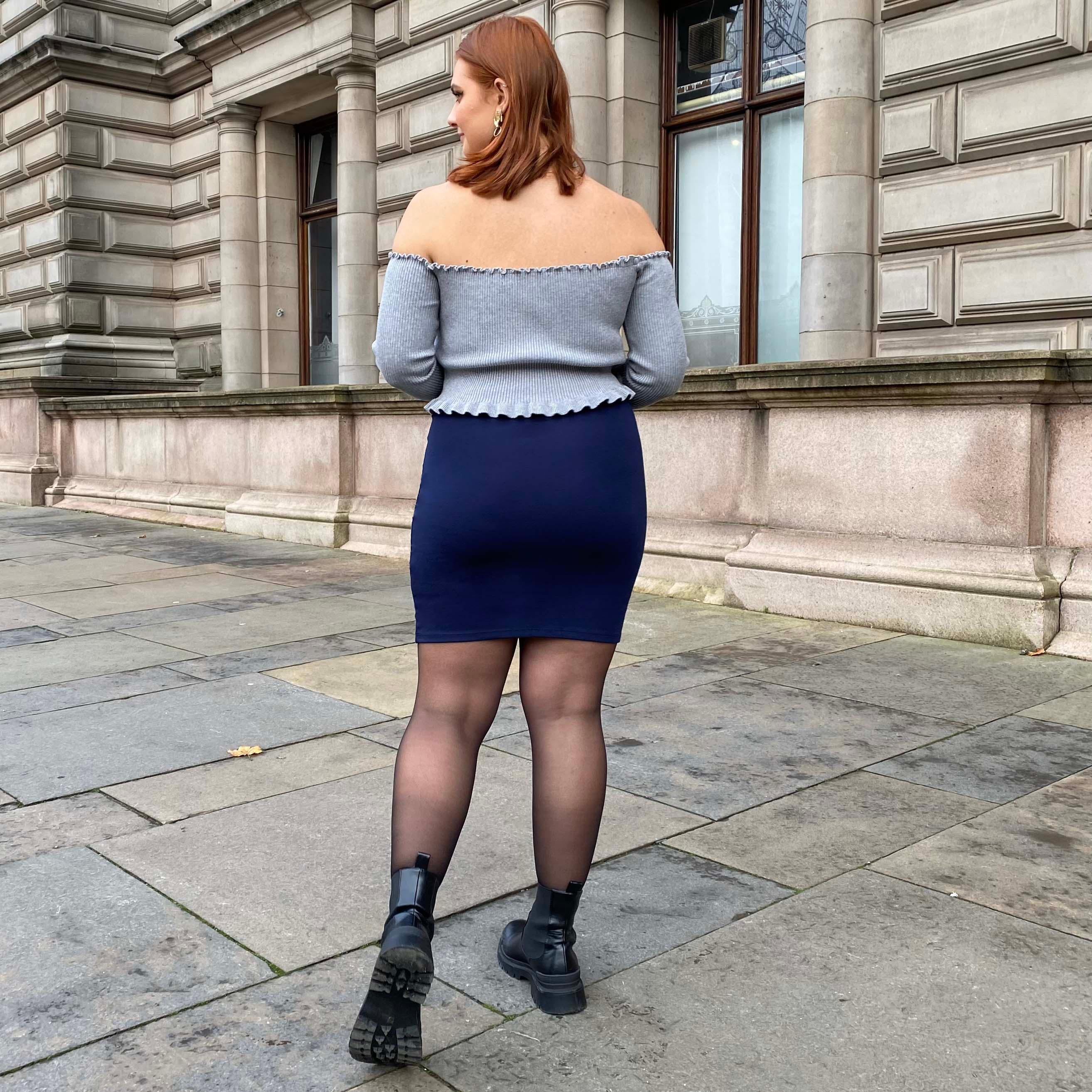 Mini Skirt - Navy - Image 8