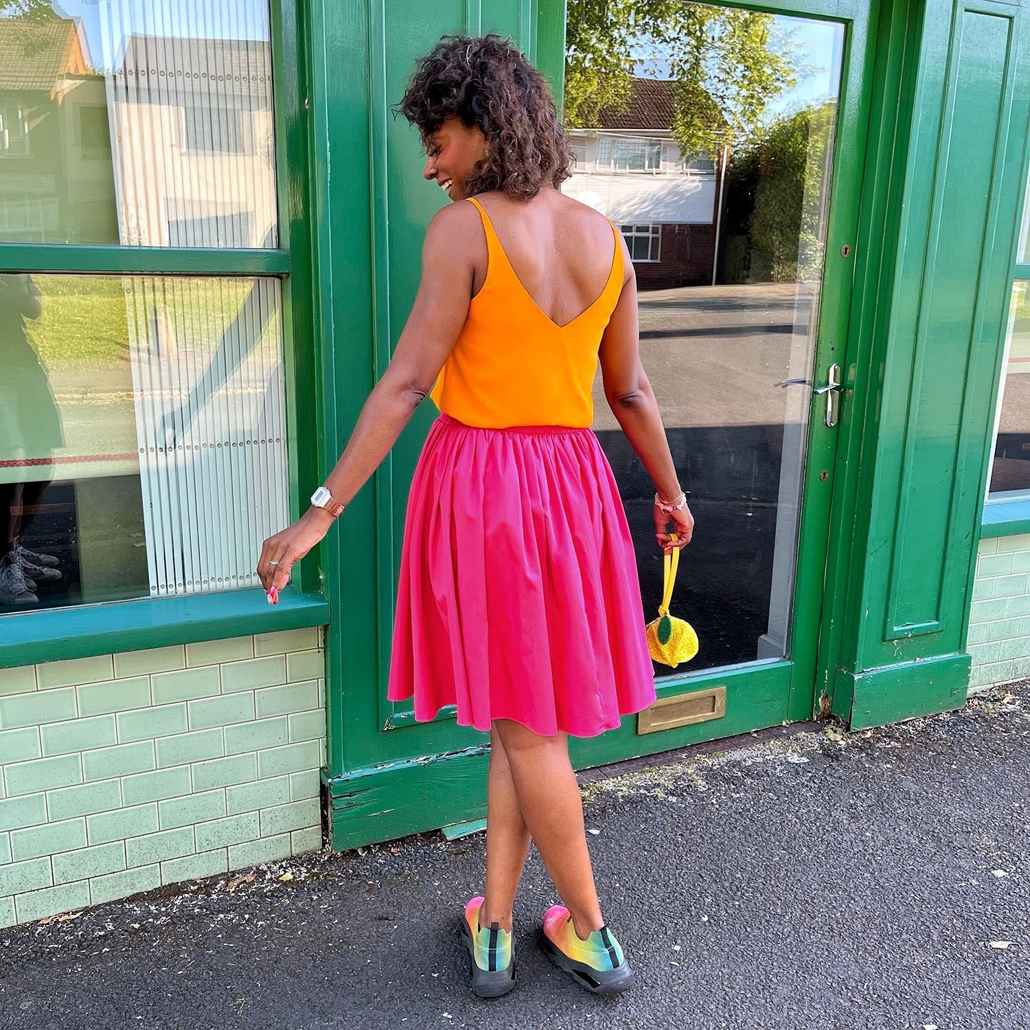 Poplin Skirt - Bubblegum - Image 5