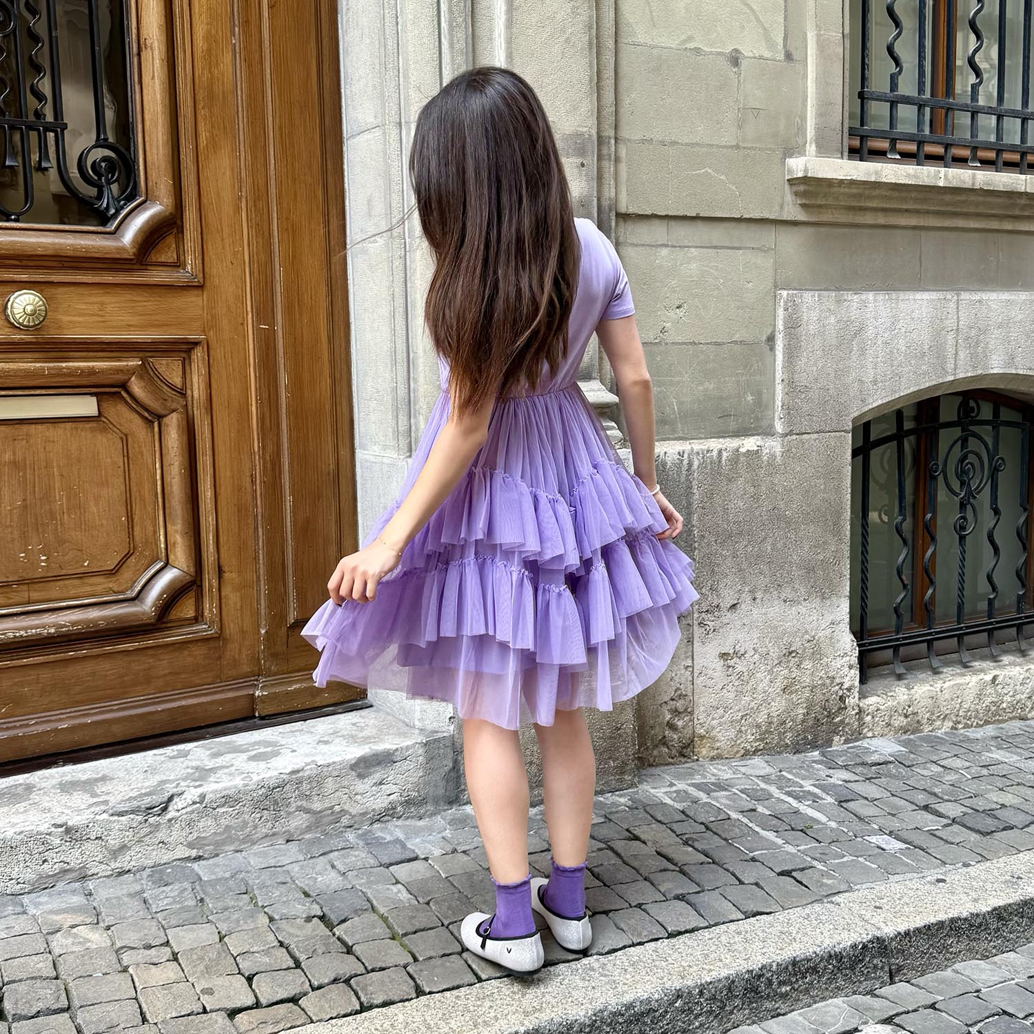 Tee Mesh Dress - Lavender Fields - Image 13