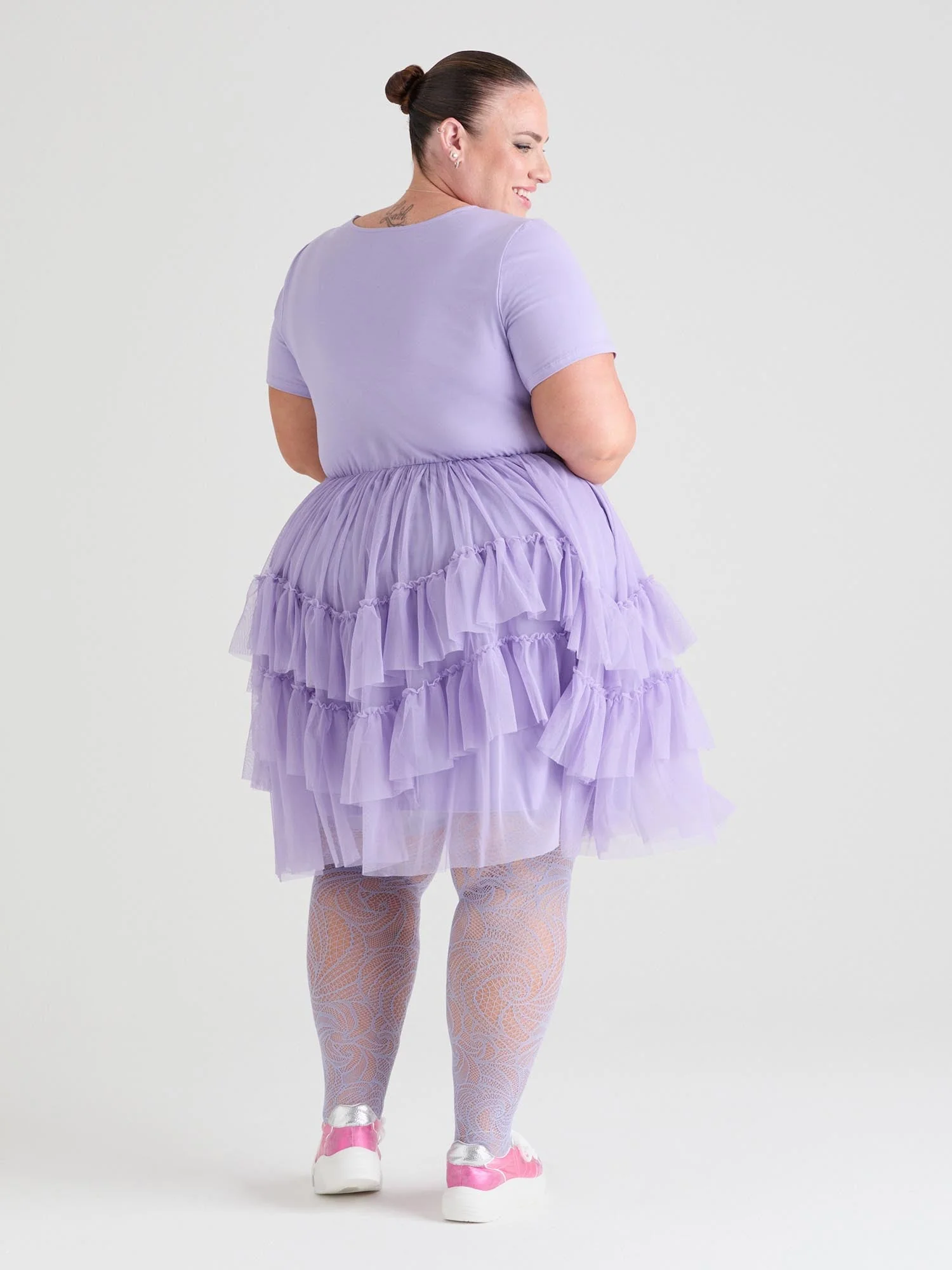 Tee Mesh Dress - Lavender Fields - Image 15