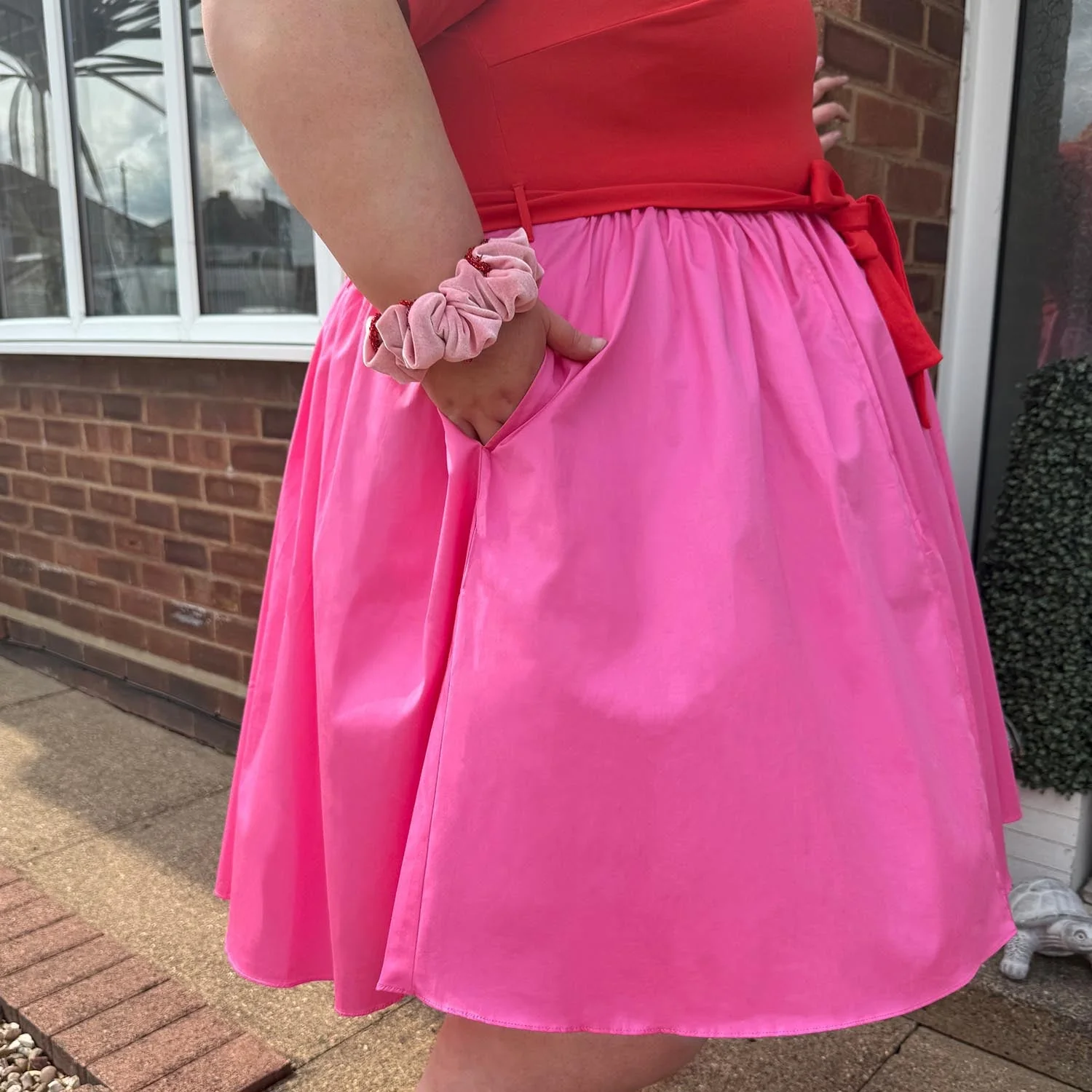 Poplin Tee Dress - Sangria/Pink Lady - Image 10