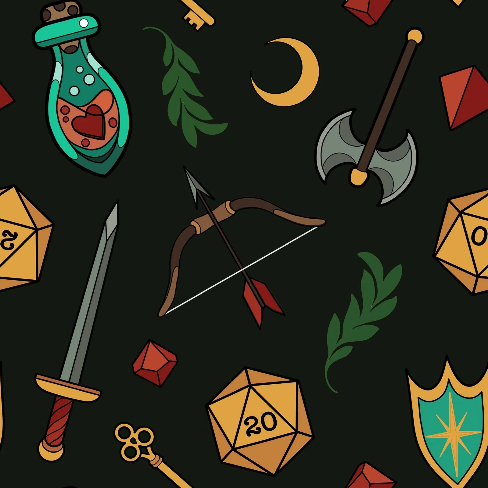 Organic Cotton PJ Boxy Tee - TTRPG - Image 11
