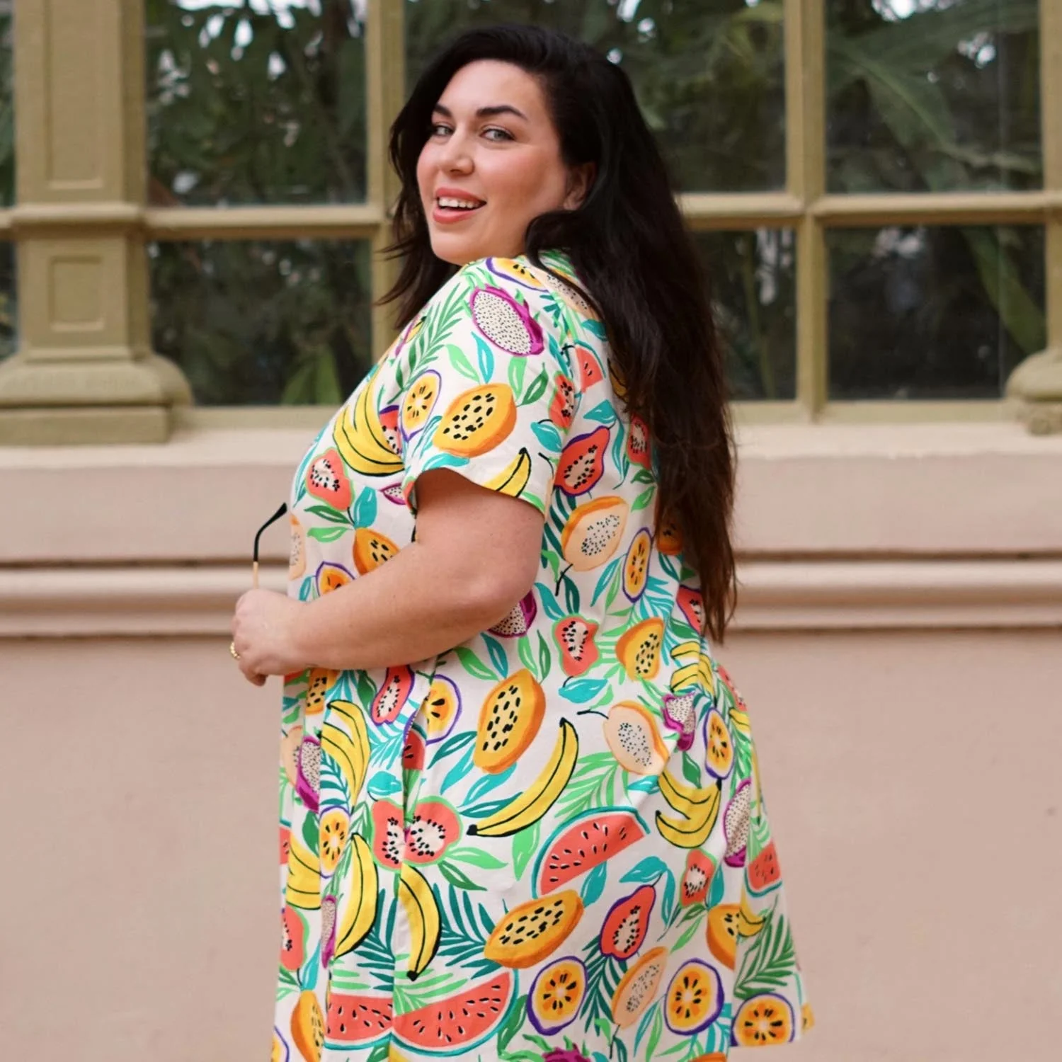 Organic Club Tropicana Day/Nightdress With Sleeves - Image 3