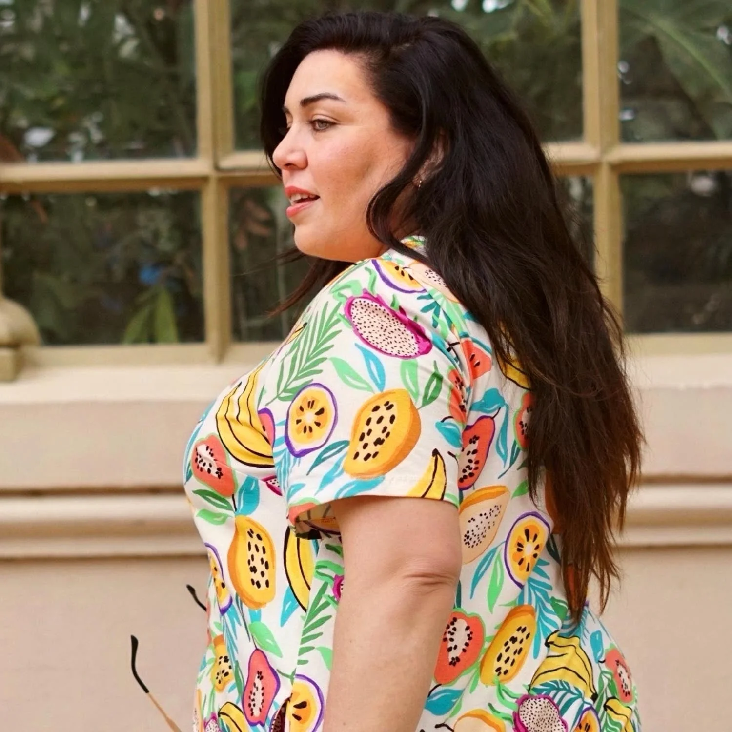 Organic Club Tropicana Day/Nightdress With Sleeves - Image 7
