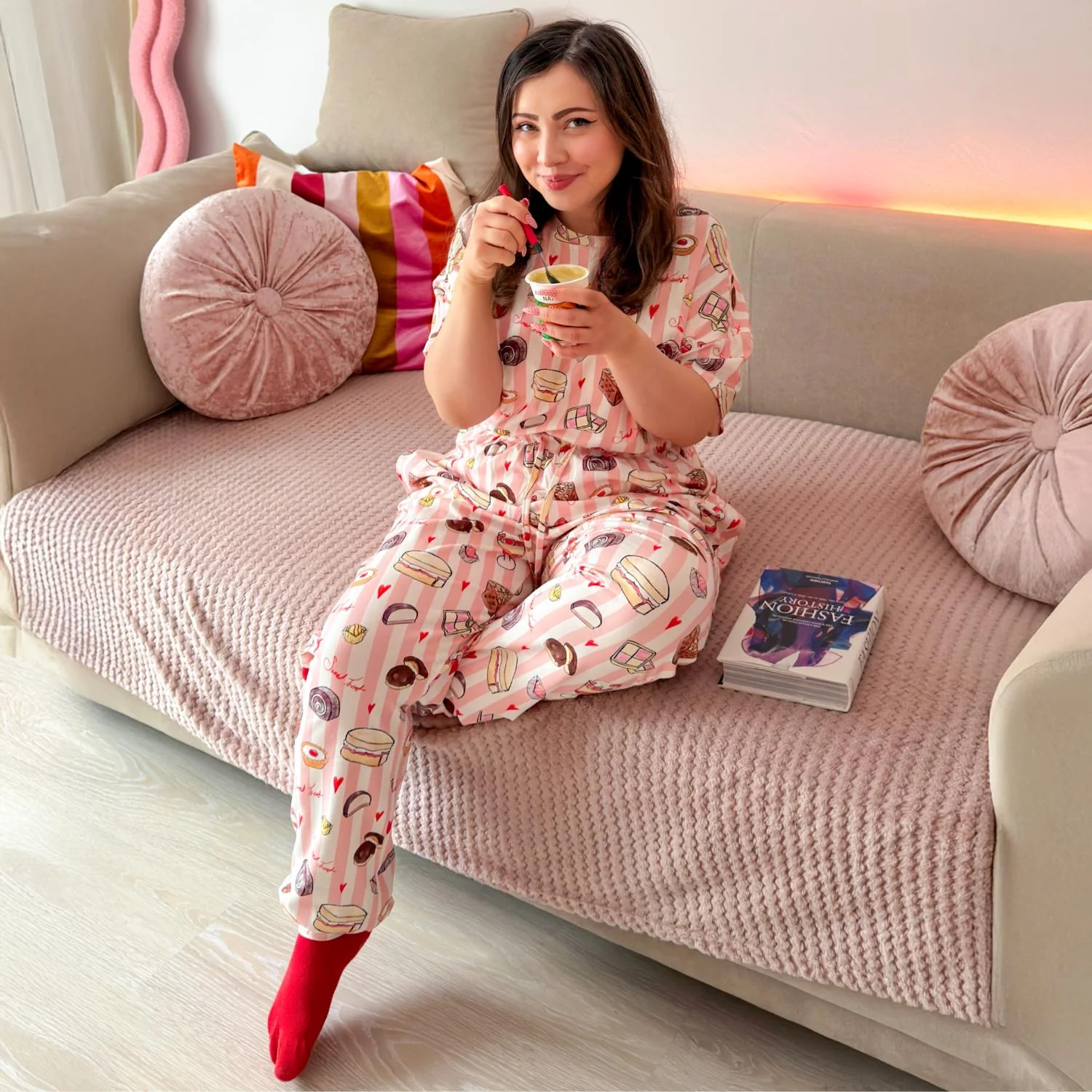 Organic Cotton PJ Boxy Tee - Sweet Treat - Image 3