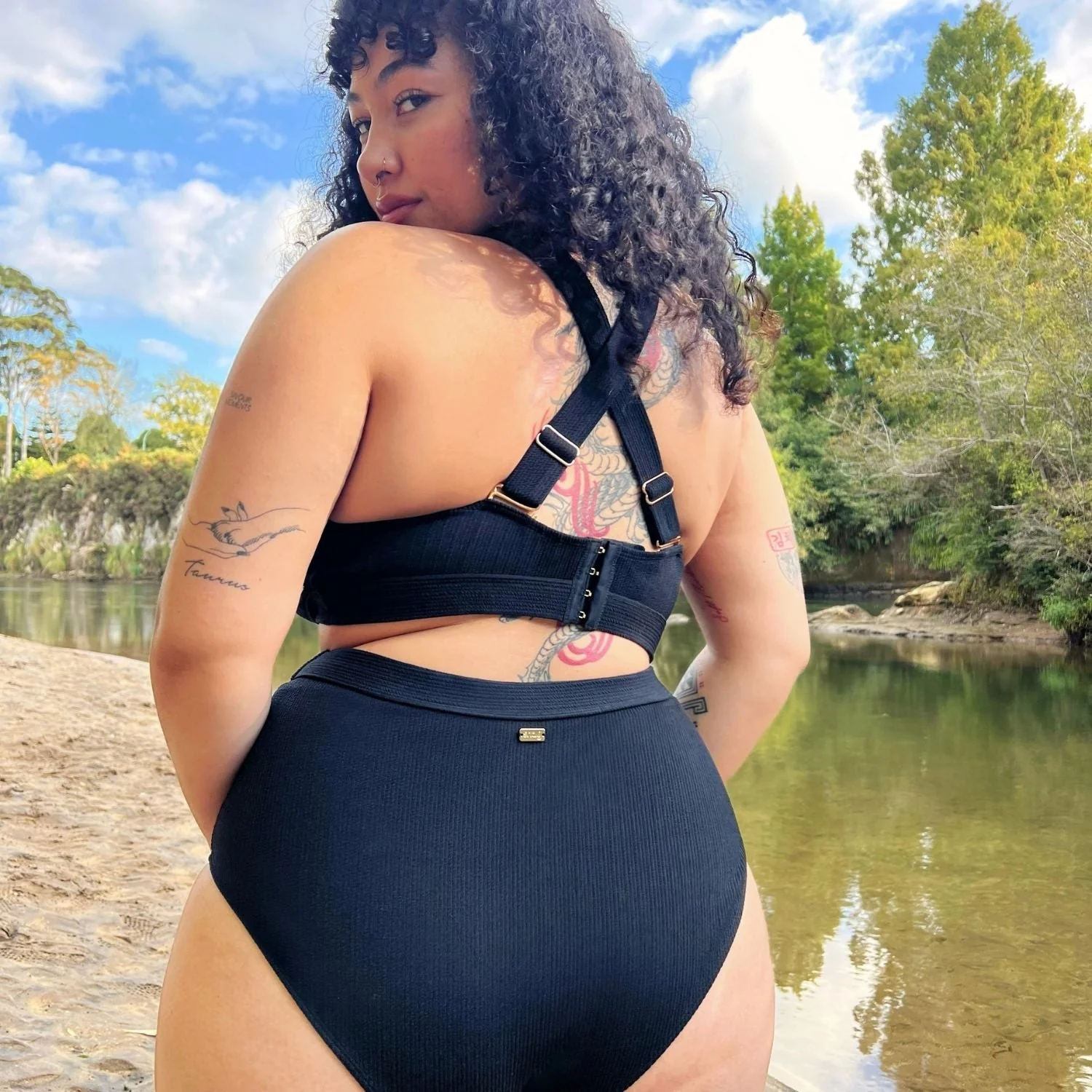 Tidelands Bikini Top - Black - Image 8