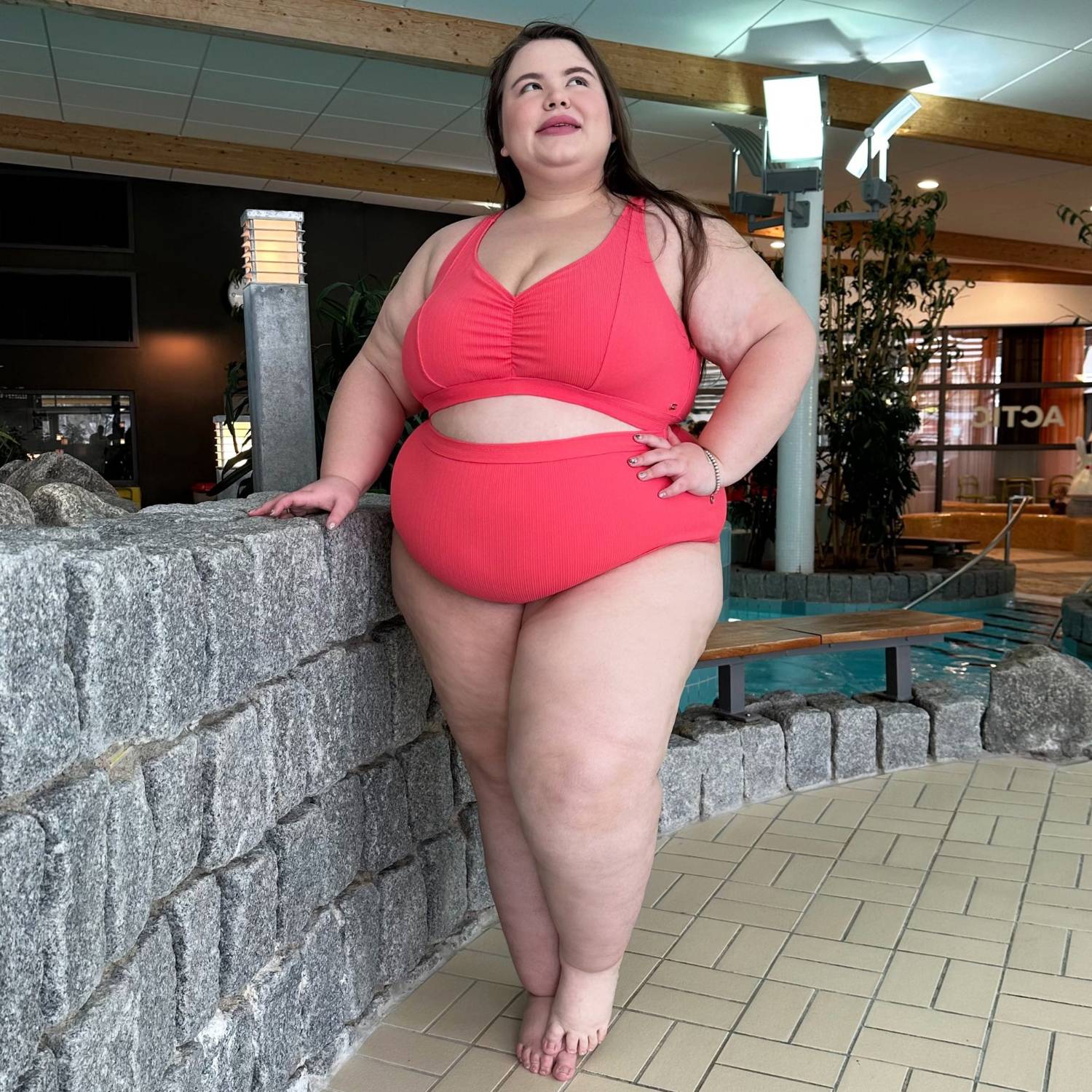 There Can Be Only One Bikini Top - Coral - Image 11