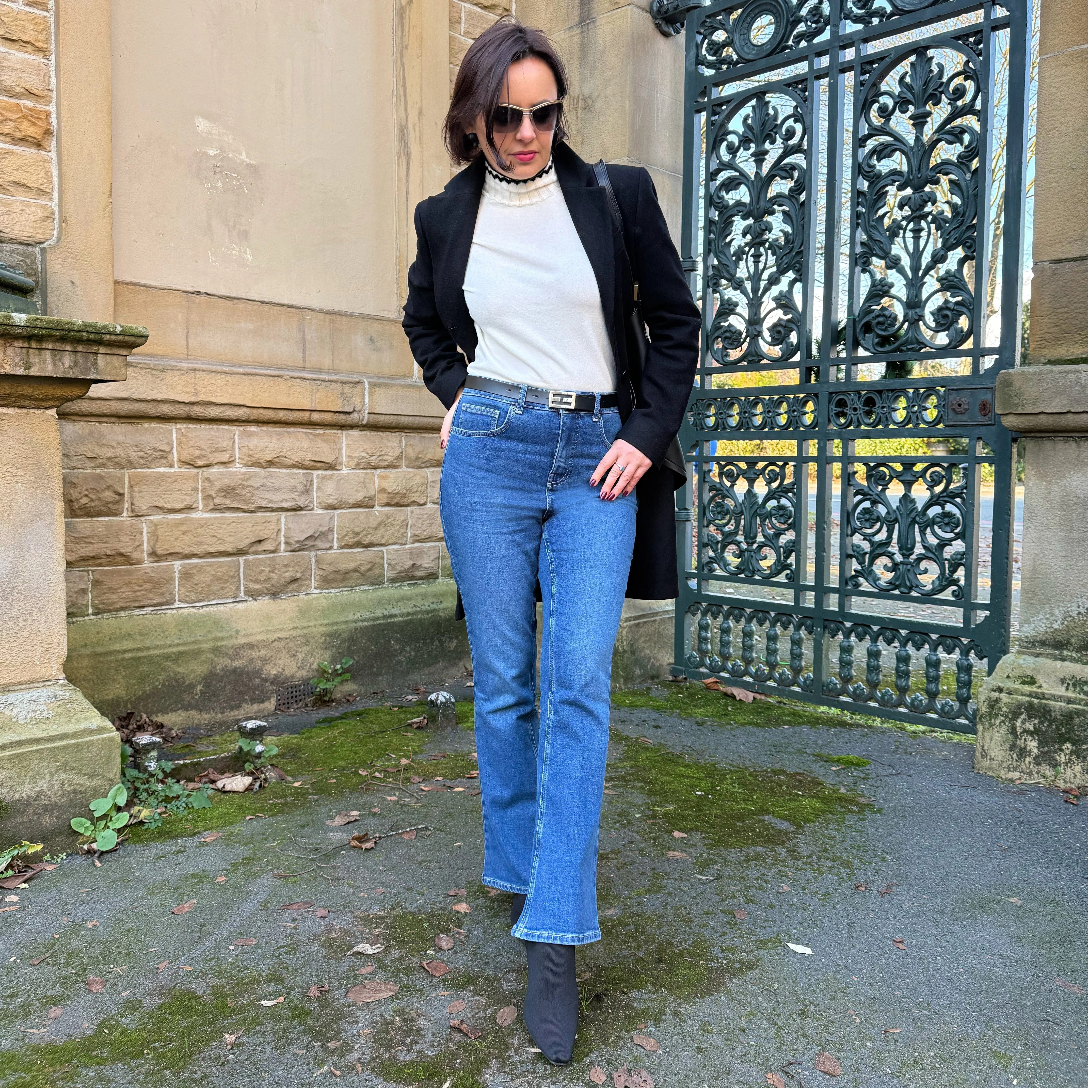 Organic Bootcut Jeans - Atlantic - Image 11