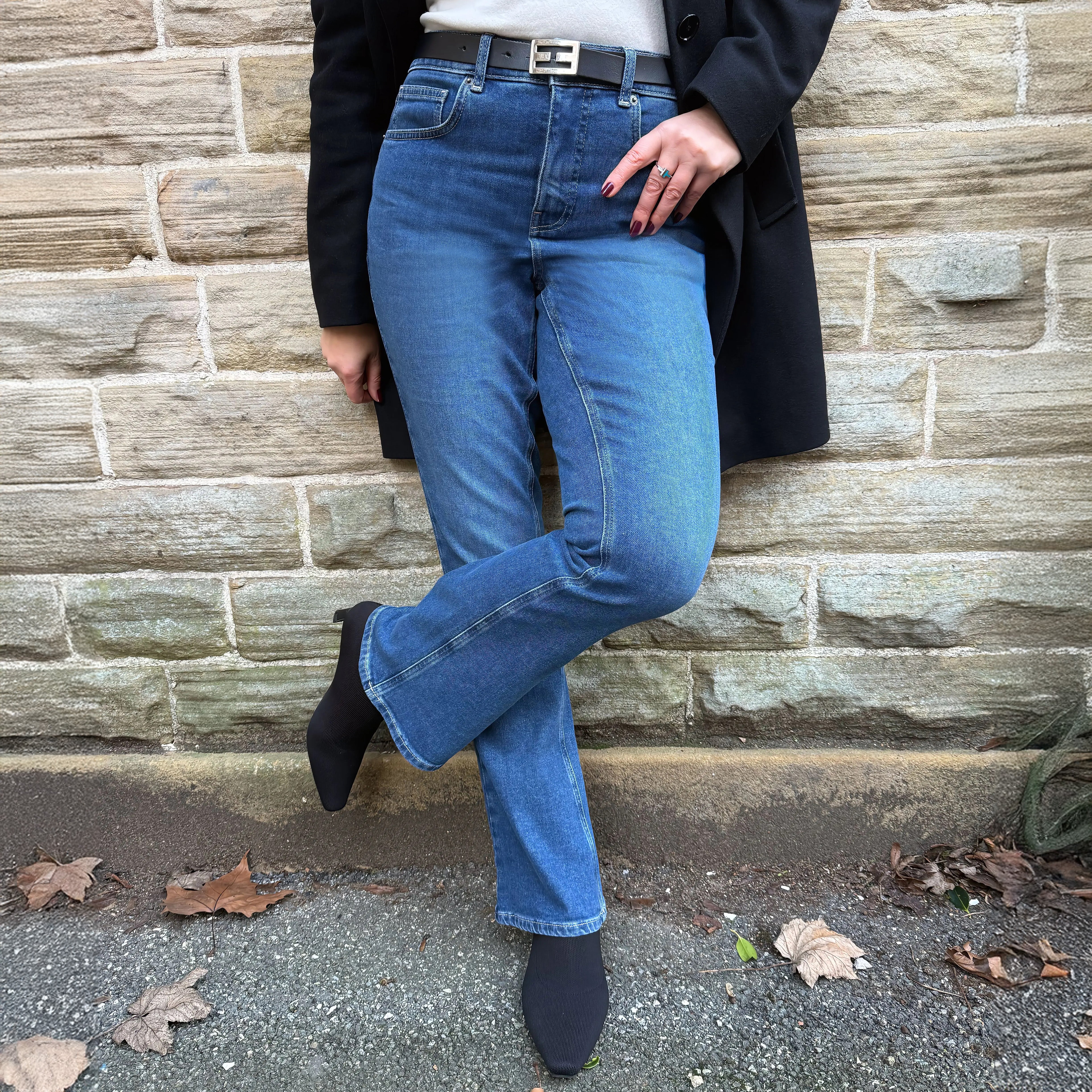Organic Bootcut Jeans - Atlantic - Image 13