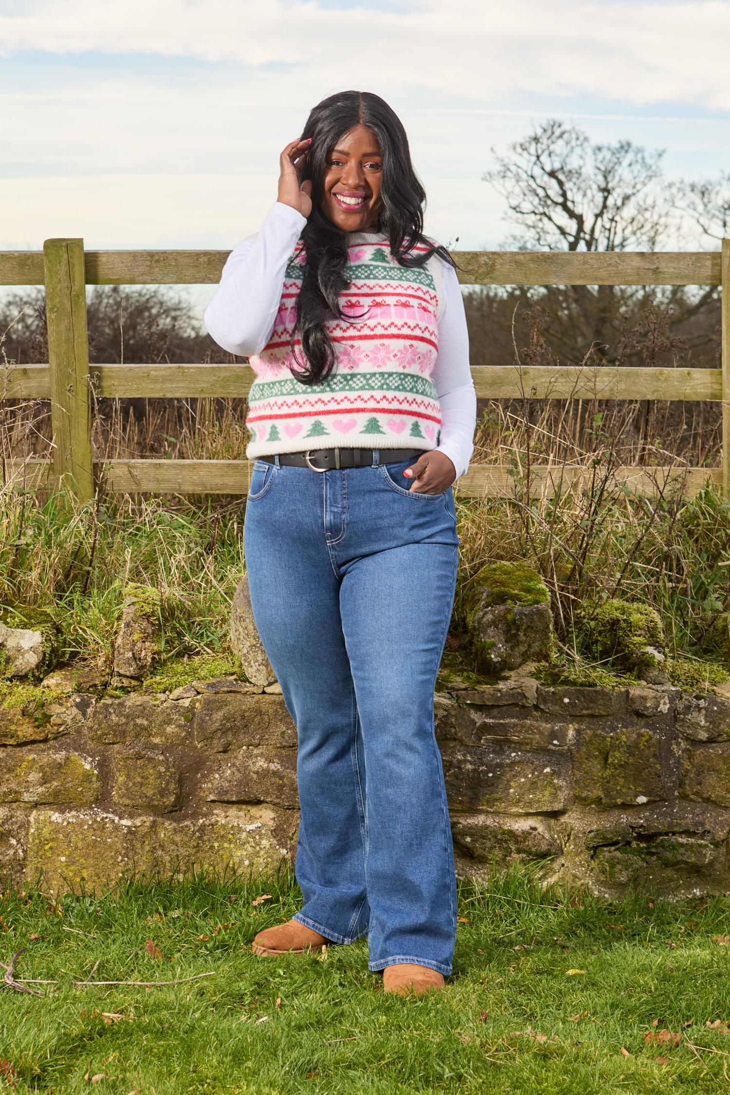 Organic Bootcut Jeans - Atlantic - Image 14