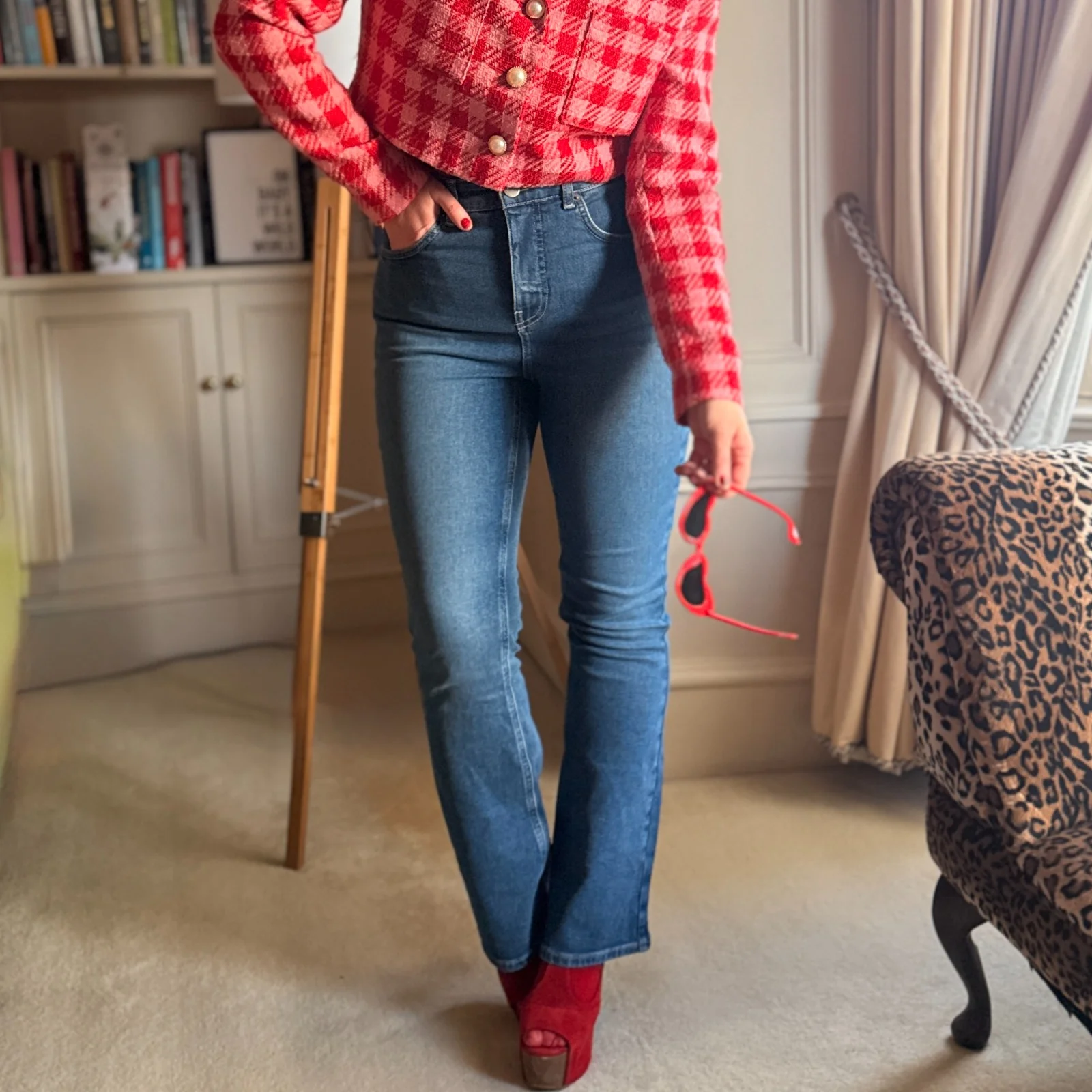 Organic Bootcut Jeans - Atlantic - Image 15